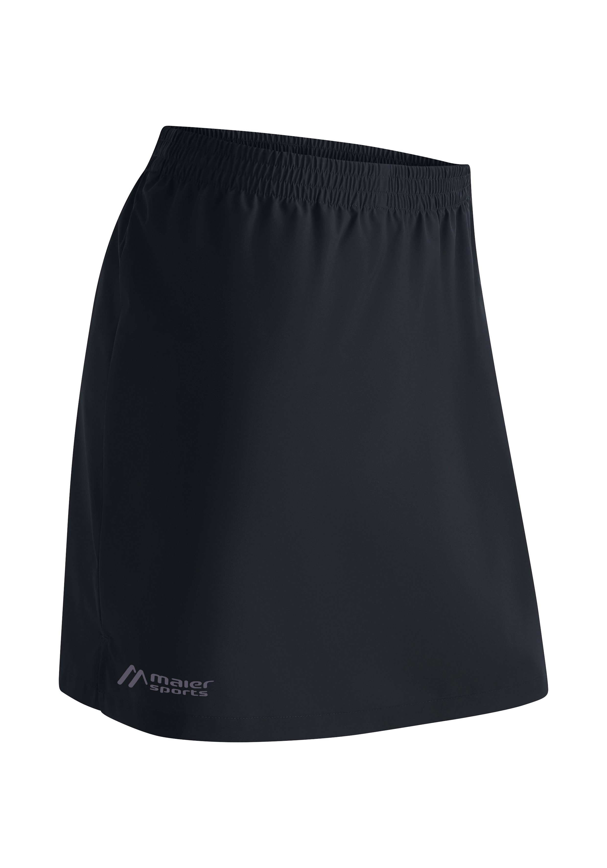Maier Sports Midirock Rain Skirt 2.0 Damen Regenrock, wasserabweisend atmungsaktiv, Rock in sich verpackbar