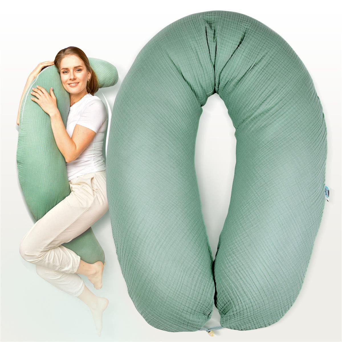 SEI Design Stillkissen Seitenschläferkissen XXL Babynest - Baby Erstausstat günstig online kaufen