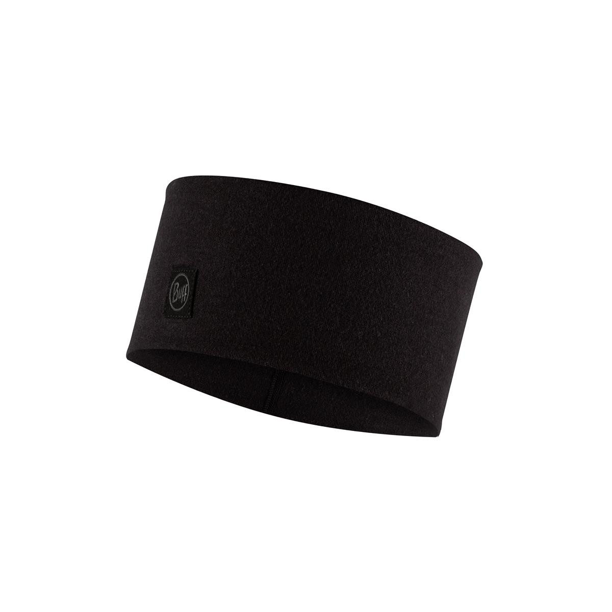 Buff Stirnband BUFF® Merino Wide Headband Solid Black