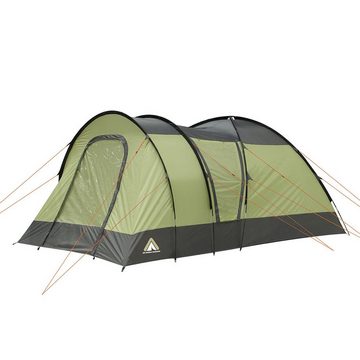 10T Outdoor Equipment Kuppelzelt Zelt Mailand 4 Mann Kuppelzelt Familienzelt 5000mm mit 8,6 qm Kabine, Personen: 4