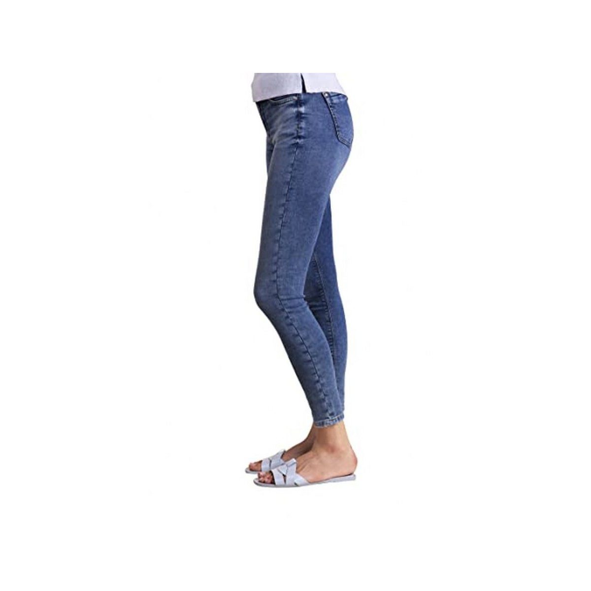 5-Pocket-Jeans FIRE blau (1-tlg) BLUE