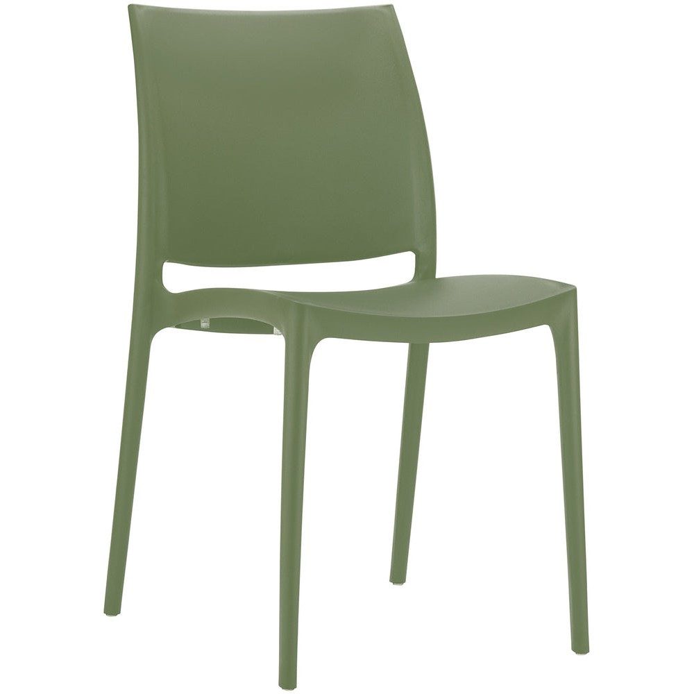 CLP Stuhl Gartenstuhl Stapelstuhl Bistrostuhl (Spar-Set, 1 St), stapelbar, UV-beständig, wasserabweisend, bis 130 kg