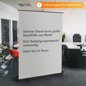 Walimex Pro Fotohintergrund Roll-up Panel Hintergrund grau 165x220