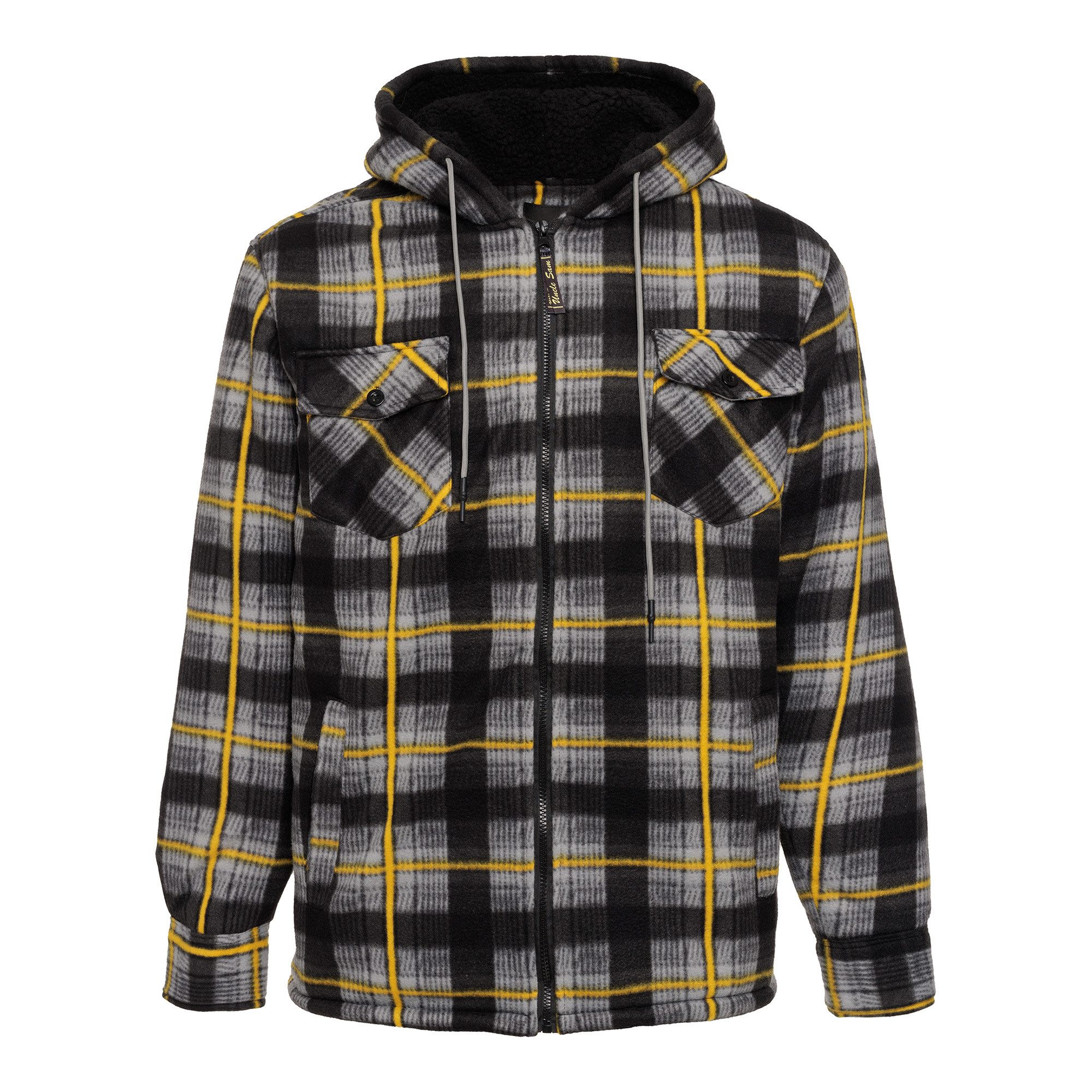 Uncle Sam Thermohemd Uncle Sam Thermohemd mit Teddyfutter & Kapuze 11316