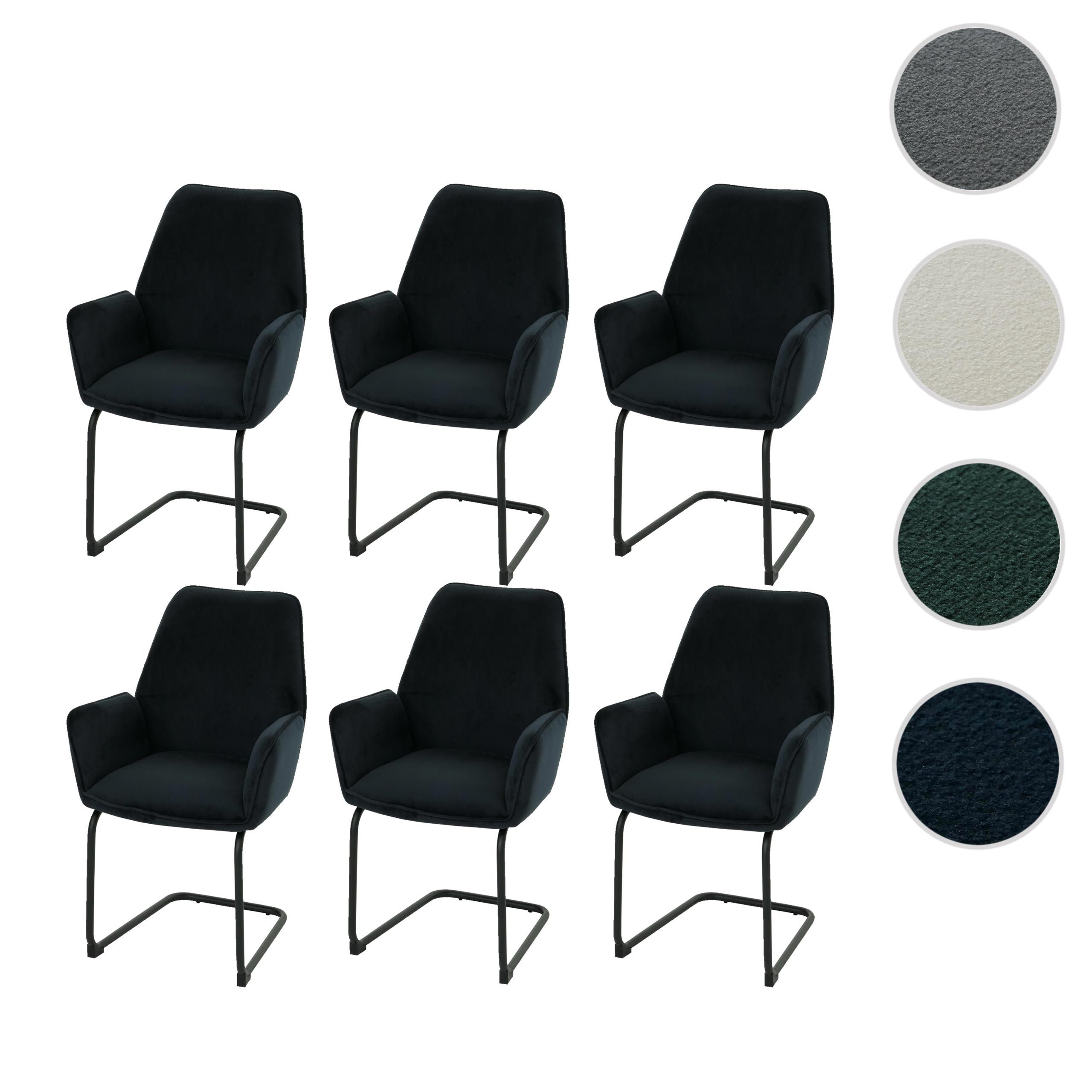 MCW Freischwinger MCW-G67-FS-6 (6er-Set, 6 St), Abgerundete Ecken, Mit Fußbodenschonern