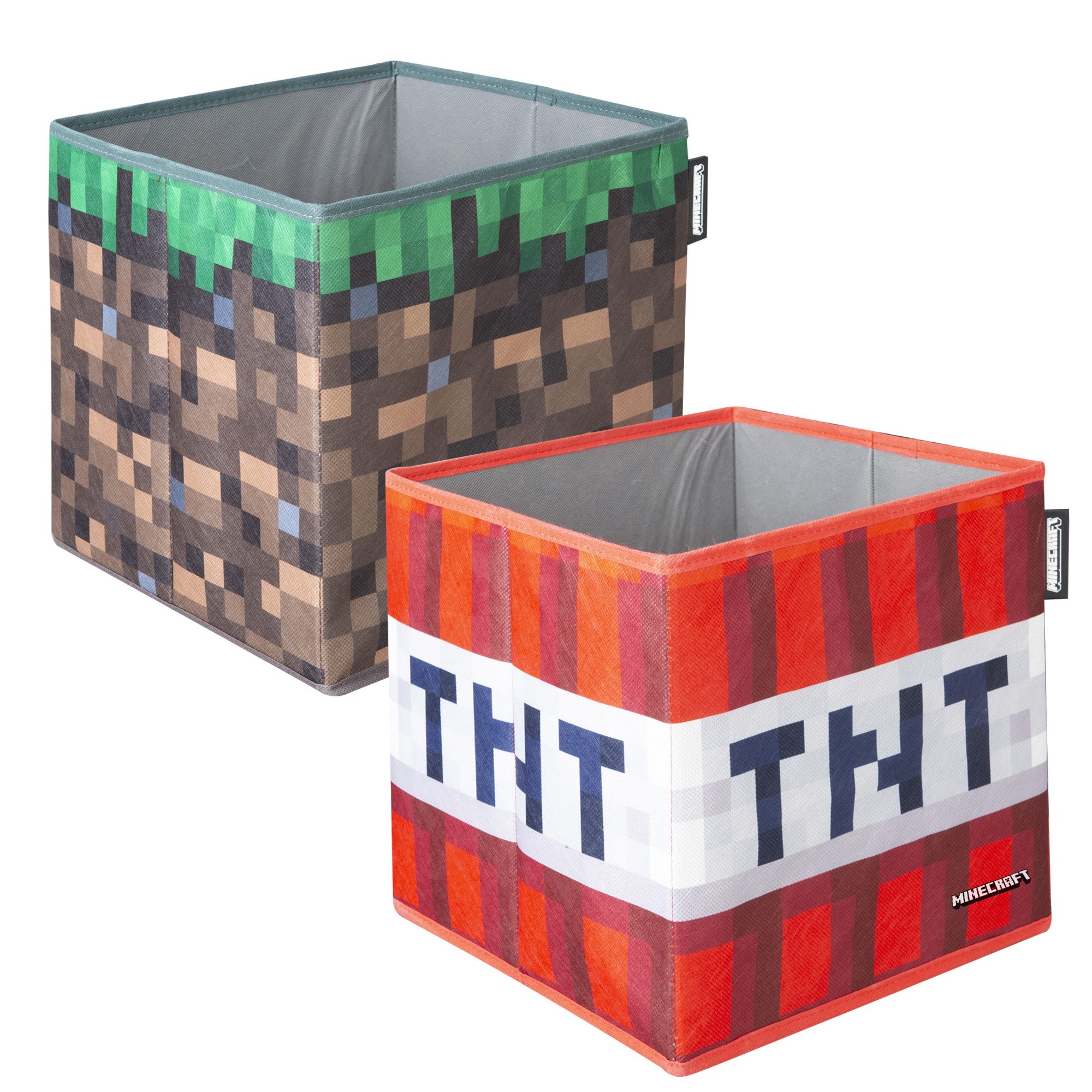 Minecraft Aufbewahrungsbox mit Minecraft Motiven bedruckt günstig online kaufen