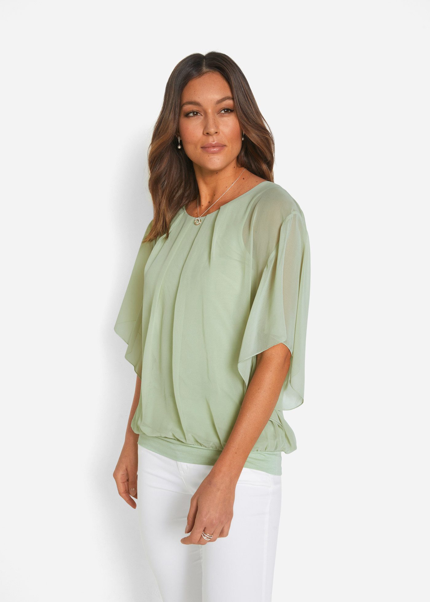 bonprix Chiffonbluse Chiffonbluse mit Untertop günstig online kaufen