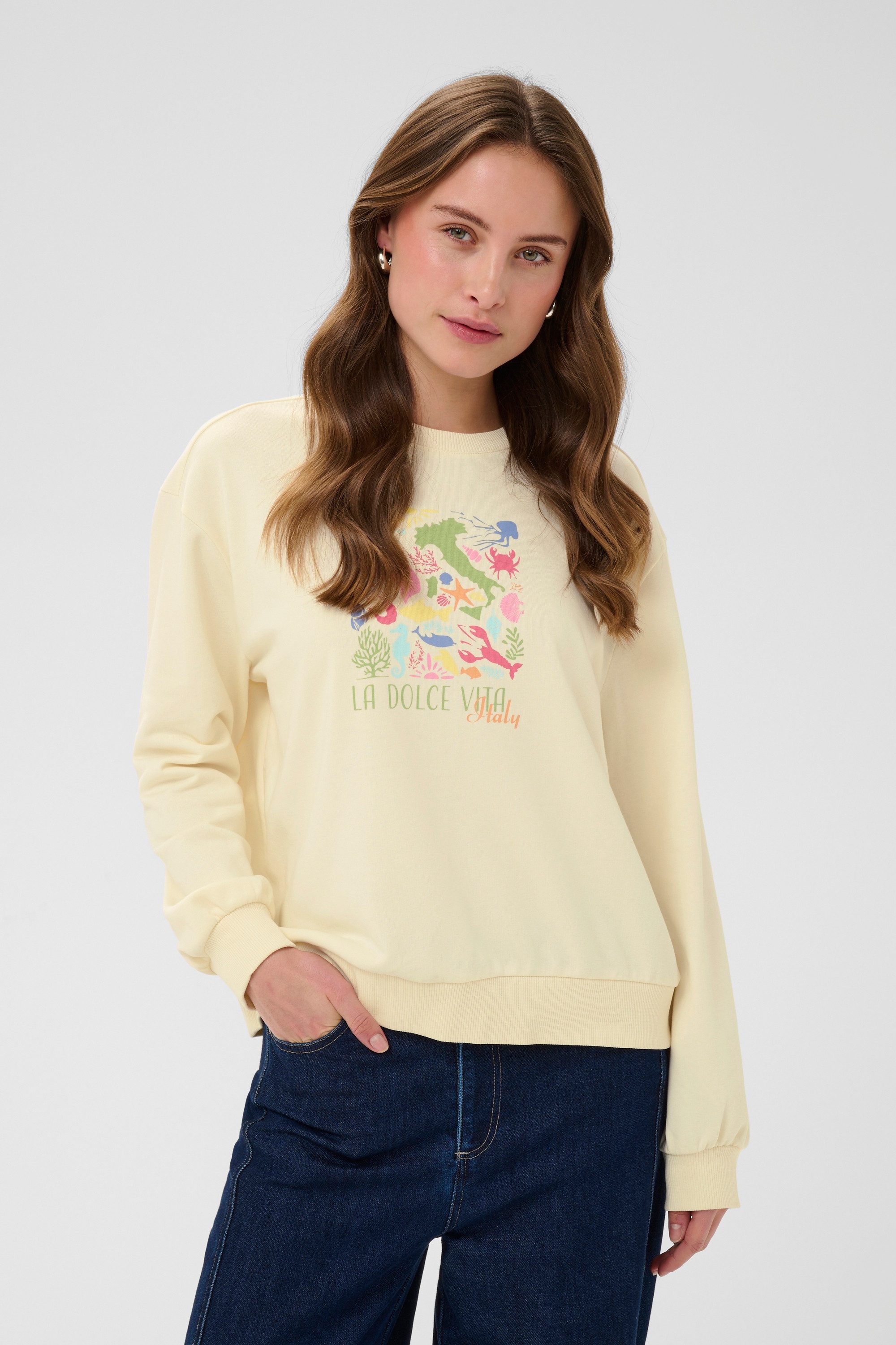 Saint Tropez Sweatjacke Trackjacket-sweat LoisaSZ