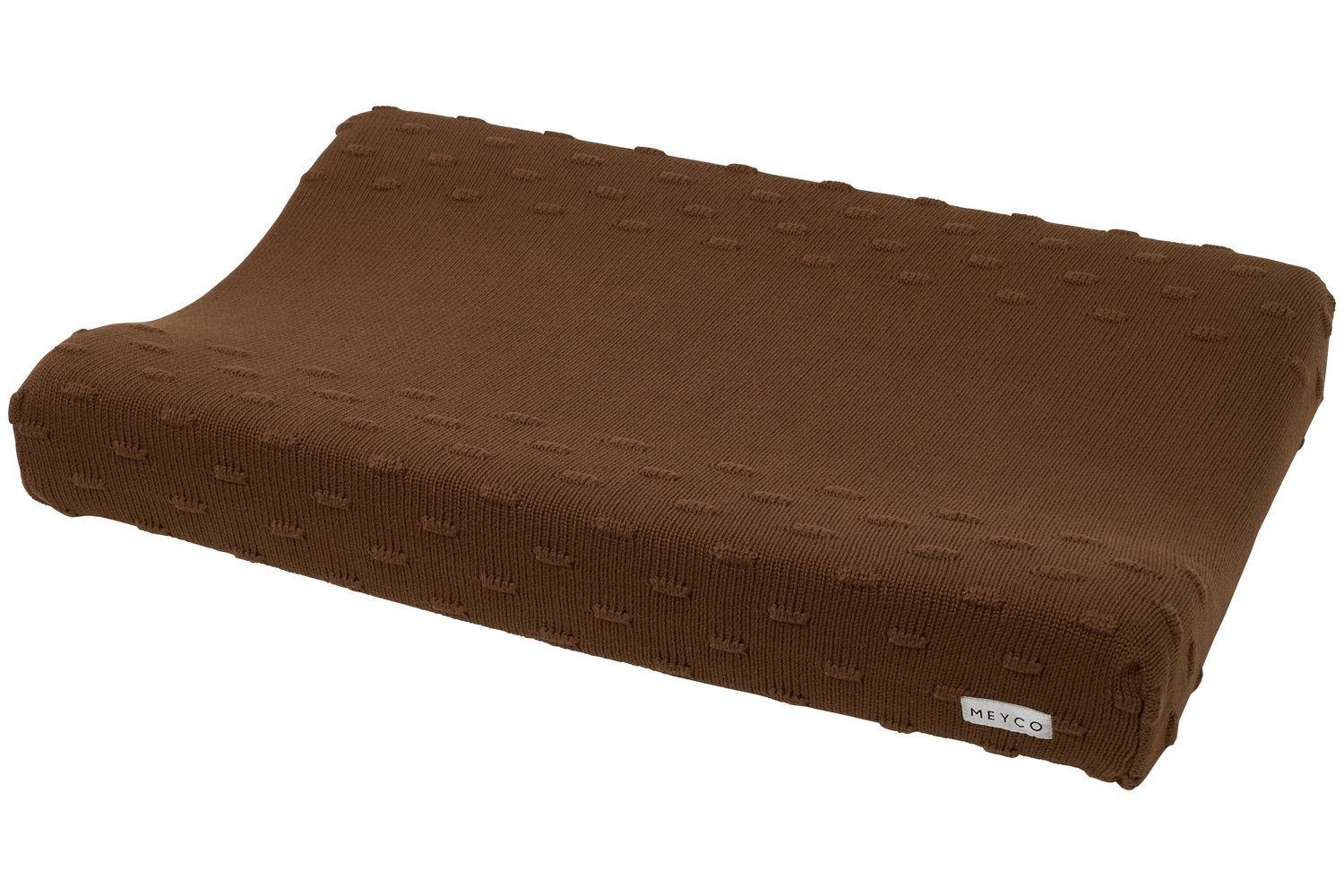 Meyco Baby Wickelauflagenbezug Knots Chocolate (1-tlg), 50x70cm