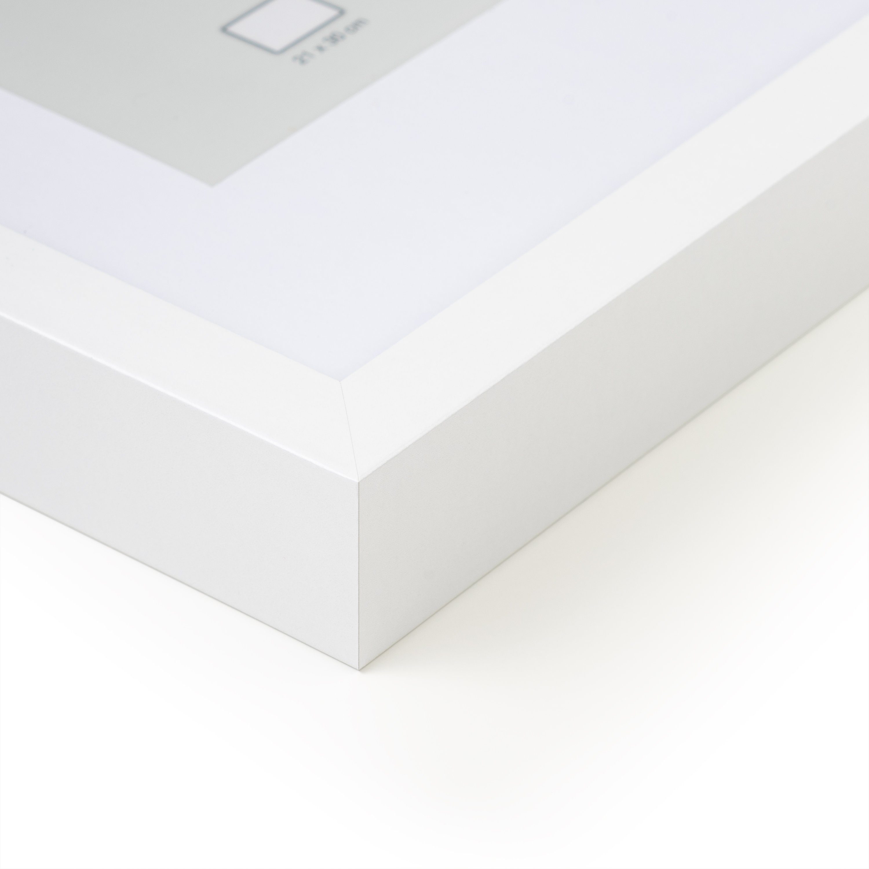 Blumtal Einzelrahmen Berlin - Hochwertiger Fotorahmen mit Passepartout, (Ei günstig online kaufen