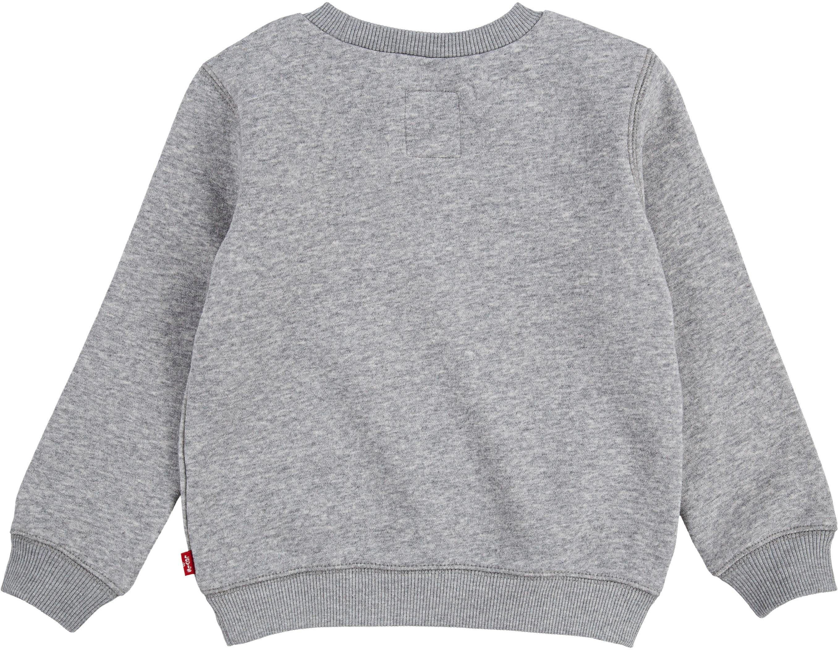 Levi's® Kids Sweatshirt UNISEX HEATHER SWEATSHIRT BATWING GREY CREWNECK