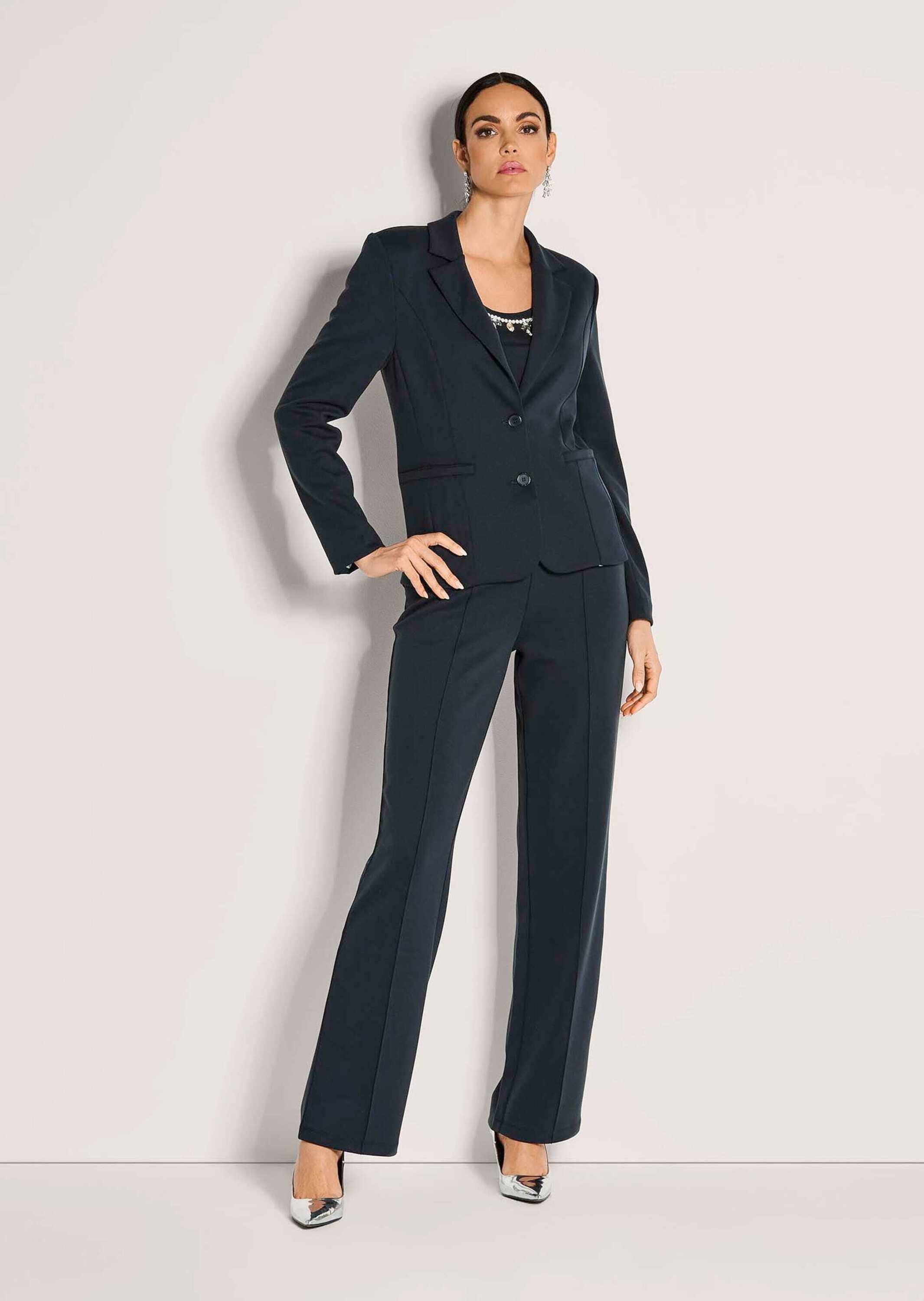 MADELEINE Kurzblazer Jersey-Blazer in modischer Kurzform Taillierter Blazer günstig online kaufen