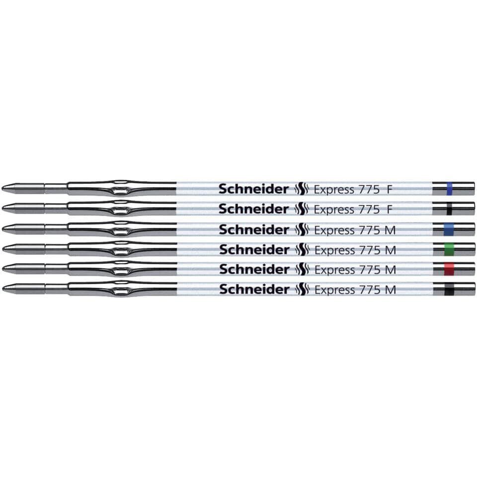 SCHNEIDER Druckkugelschreiber Schneider Express 775 M Kulimine 7764 grün Kugelschreiber-Mine VE=10