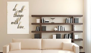 Artgeist Wandbild Mein Haus: Thing with love