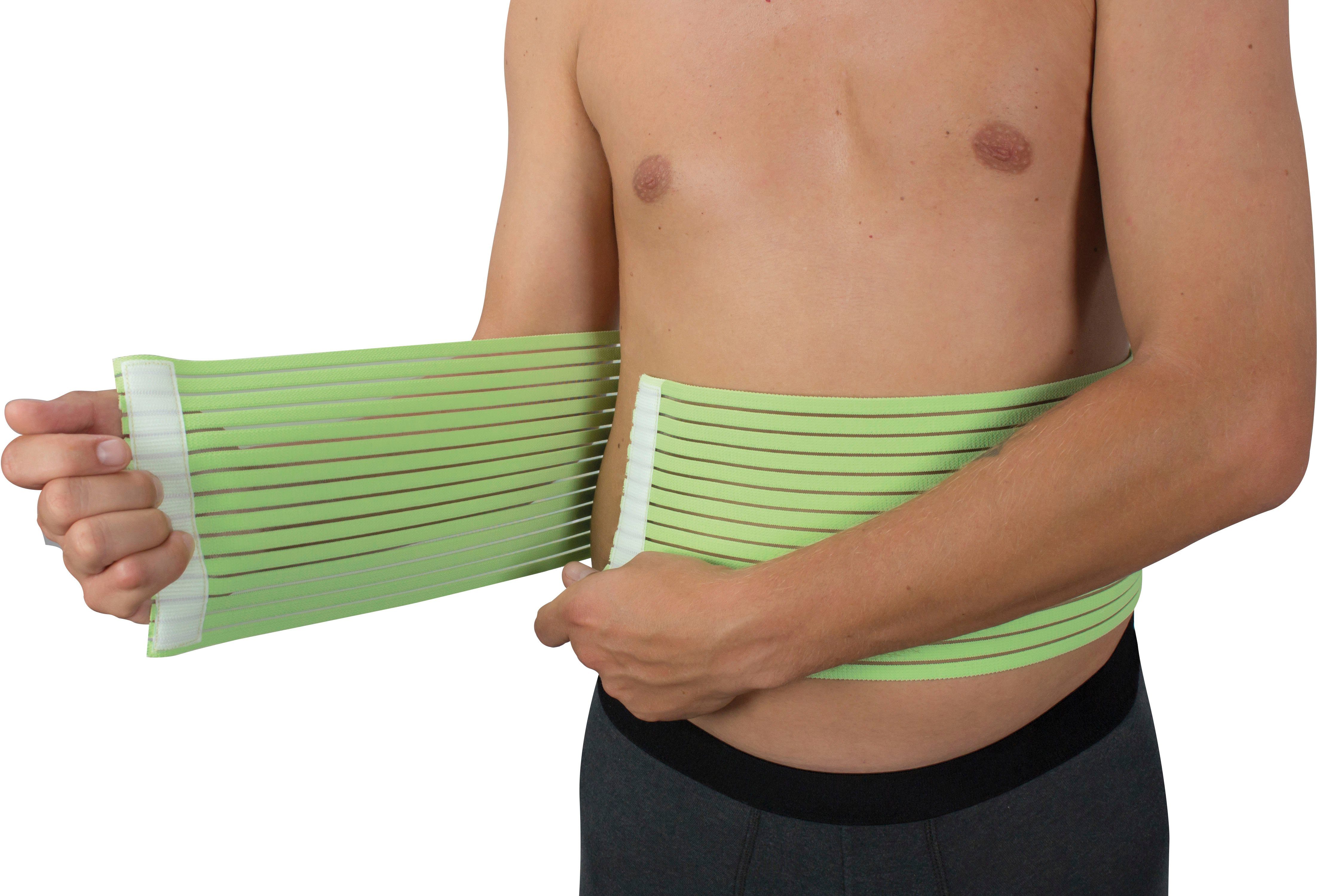 Hydas Rücken Stützgürtel für maximalen Komfort, aus recyceltem Kunststoff, gibt Halt und stützt Bauch und Rücken, hautfreundliches Material