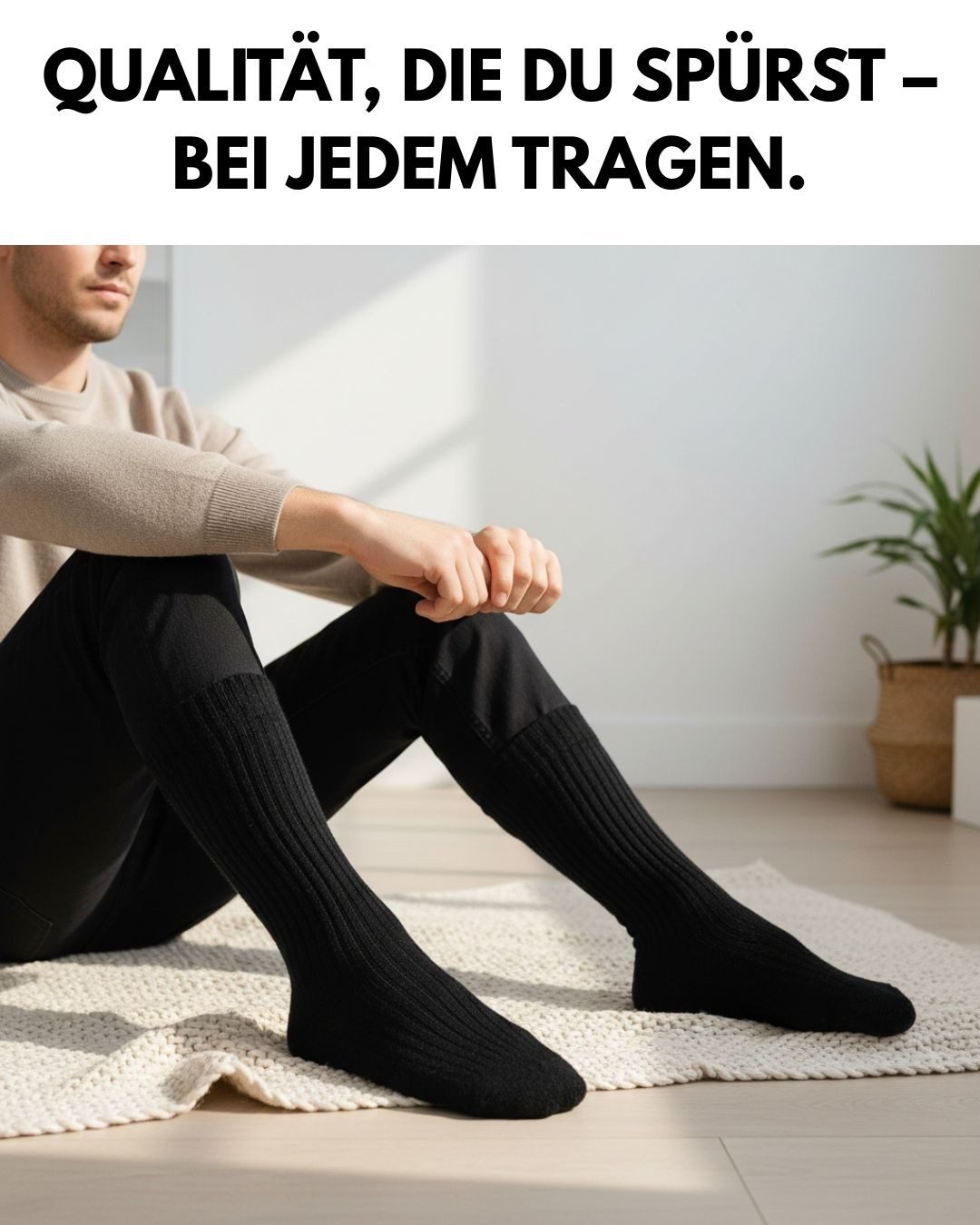 sockenkauf24 Norwegersocken 6 Paar warme Wintersocken Herren & Damen Wollsocken mit verstärkter Sohle in Schwarz Grau Anthrazit - 70301T