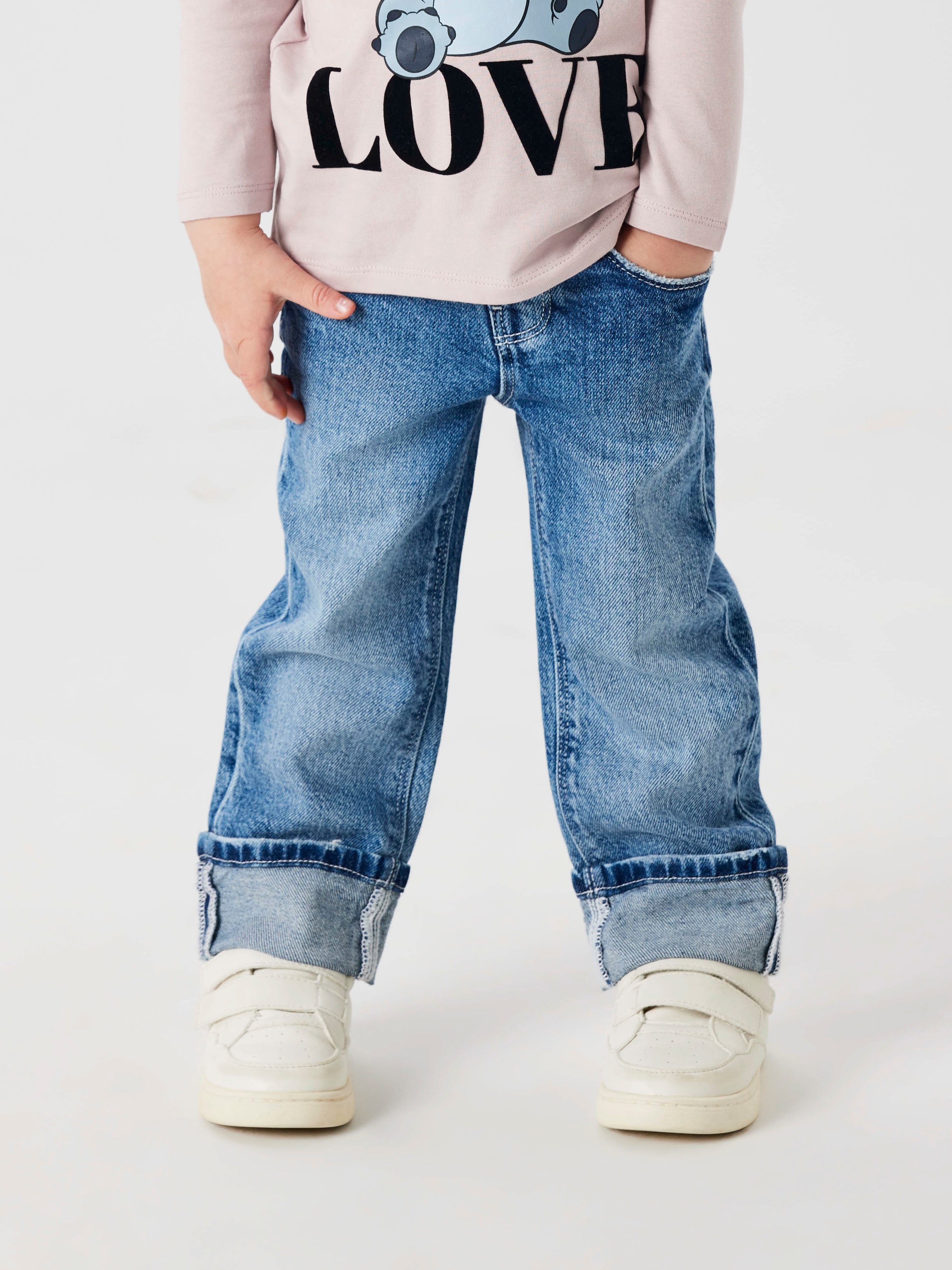 Name It Straight-Jeans NMFROSE STRAIGHT FOLD JEANS 4224-AZ NOOS