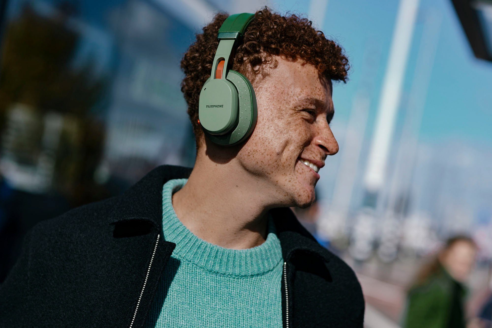 Fairbuds (ANC), Cancelling (Active Fairphone Bluetooth) grün Over-Ear-Kopfhörer XL Noise