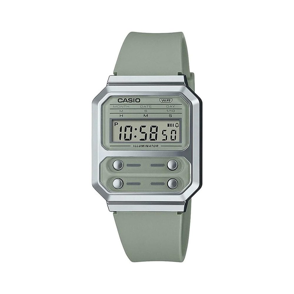 CASIO Digitaluhr Casio A100WEF-3AEF A100WEF-3AEF, Hochwertiges Produkt mit zeitlosem Design, sorgfältiger Verarbeitung