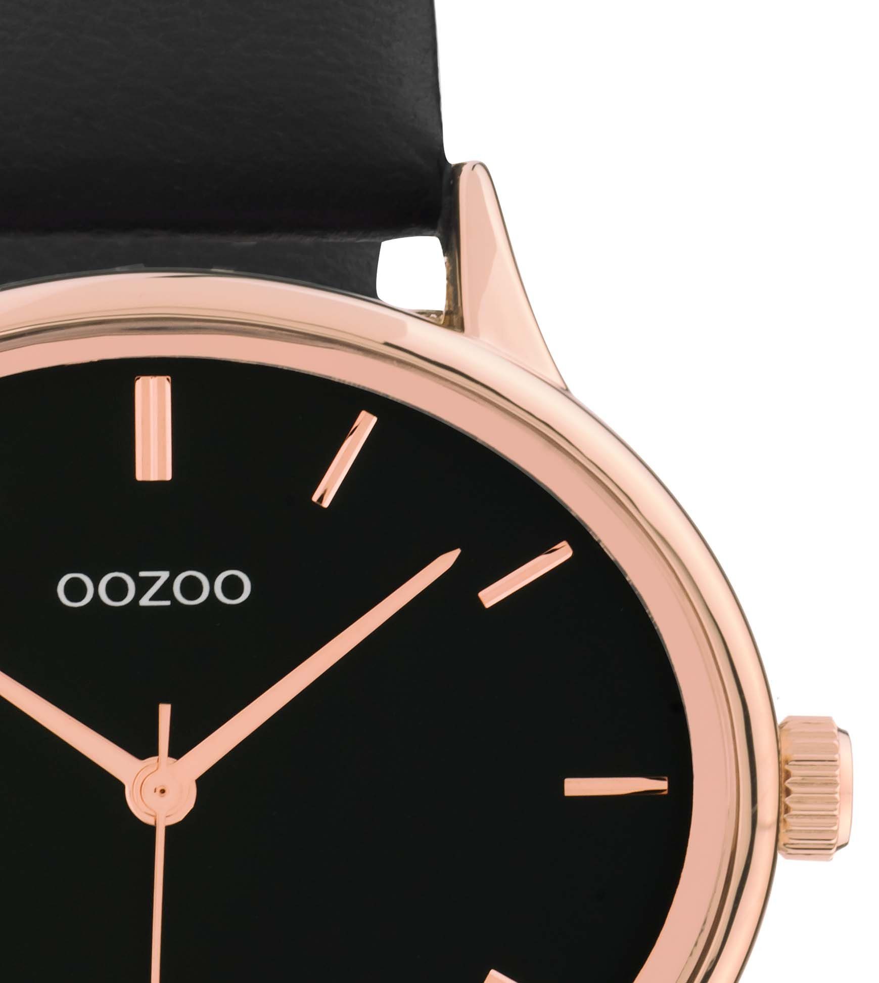 OOZOO Quarzuhr C11054, Armbanduhr, Damenuhr, Lederarmband günstig online kaufen