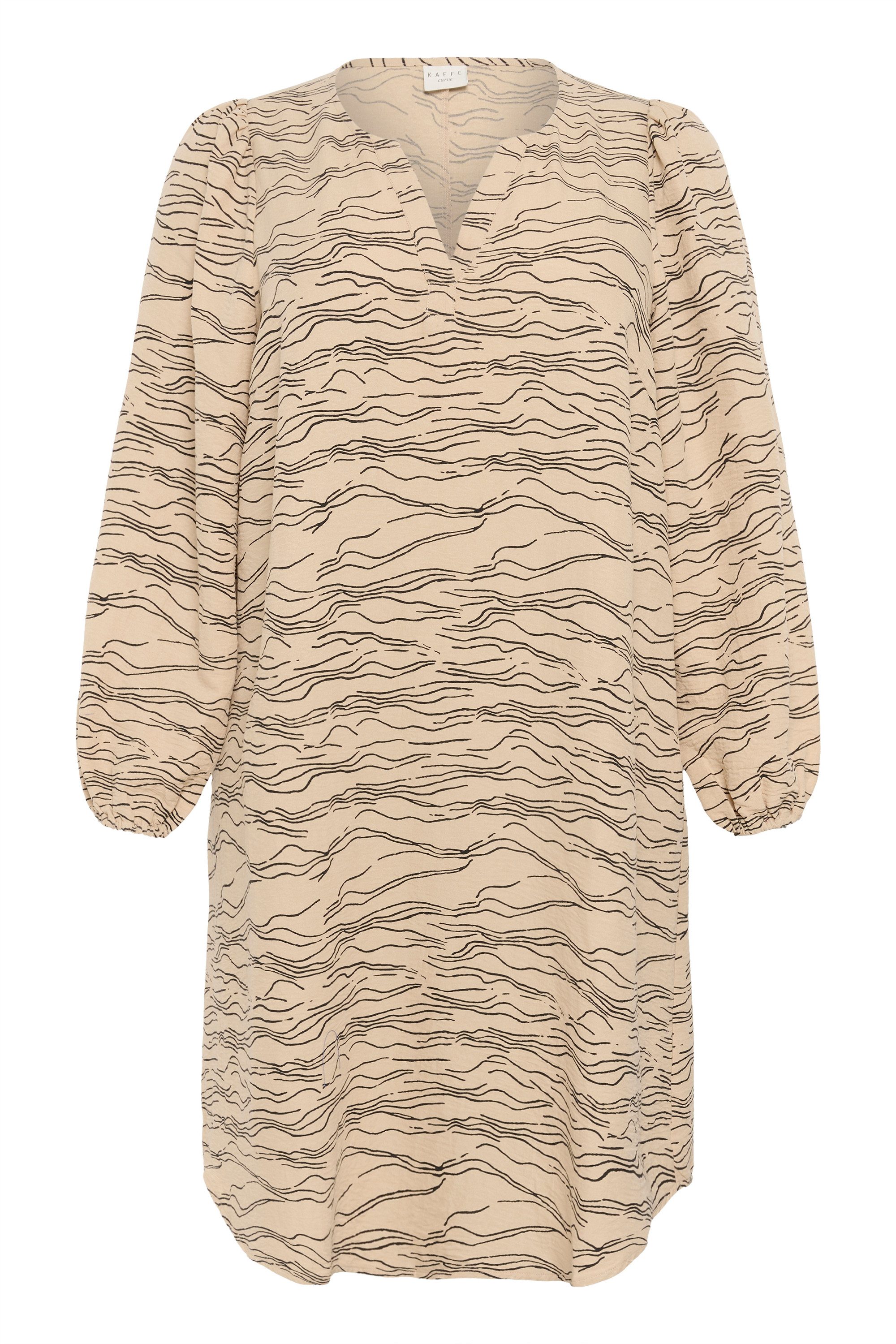 KAFFE Curve Blusenkleid Kleid KCnika Große günstig online kaufen