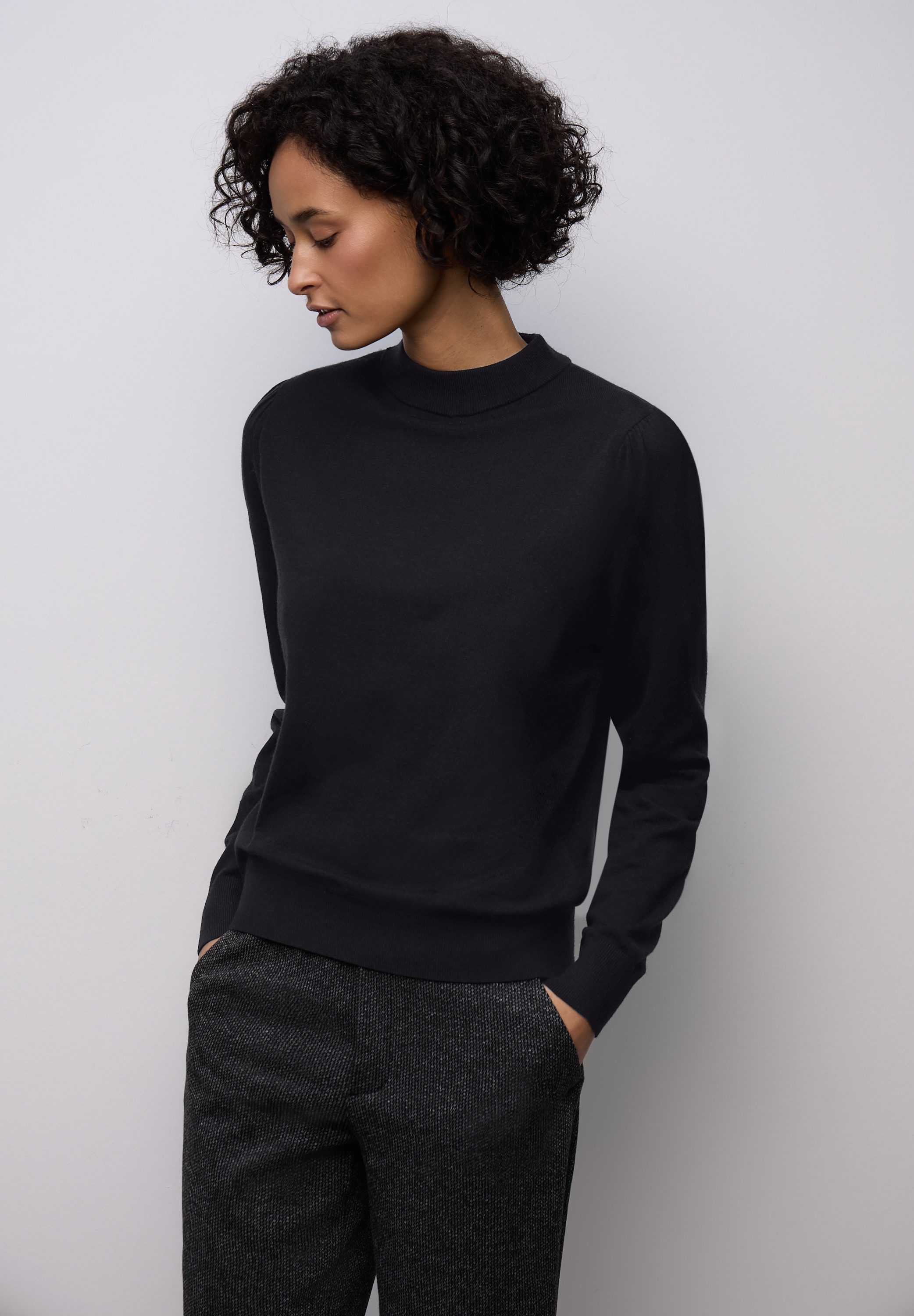 STREET ONE Strickpullover mit Strick-Detail günstig online kaufen