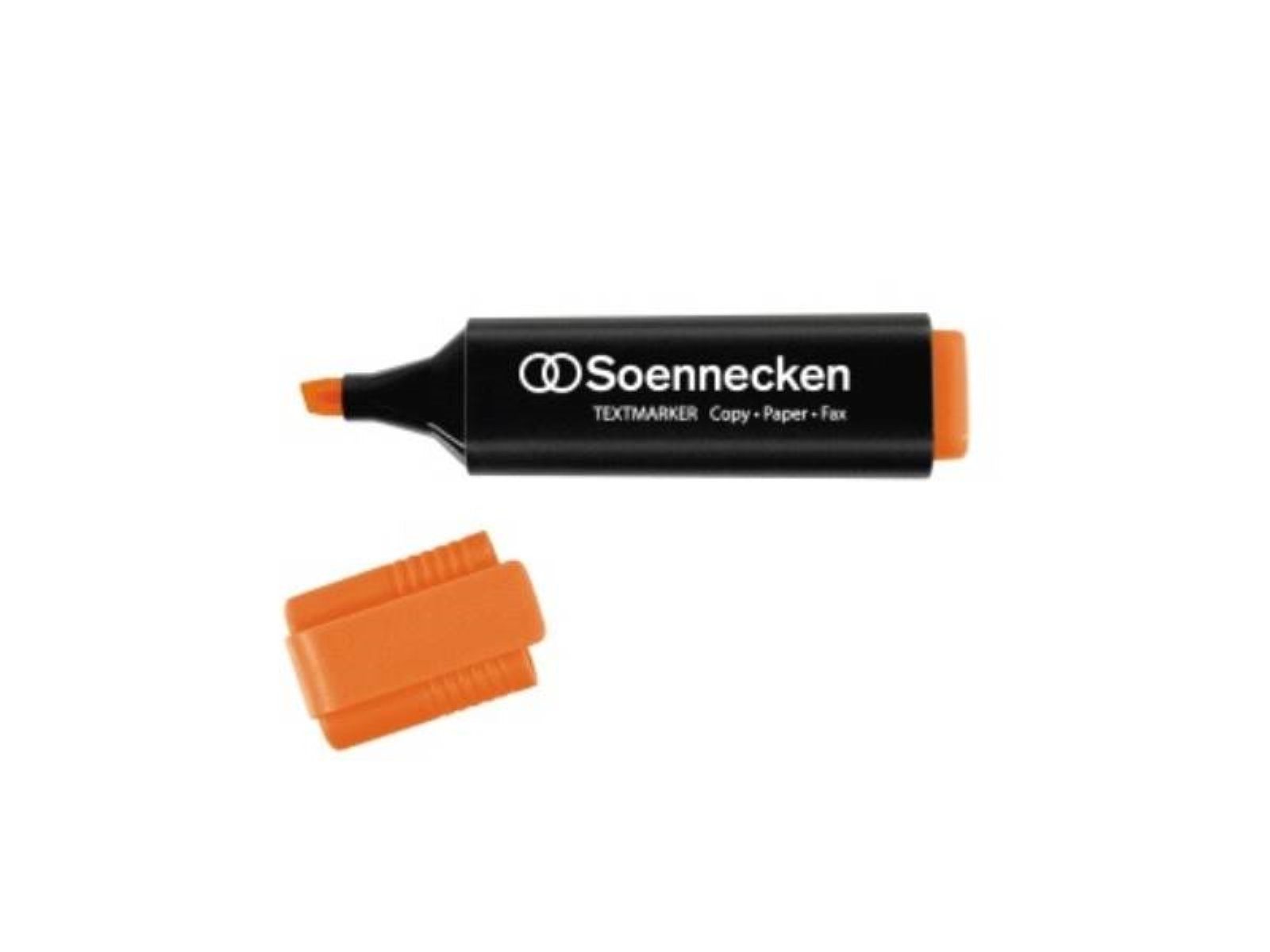 Soennecken Marker Soennecken Textmarker 3396 2-5mm Keilspitze orange Für alle gängigen