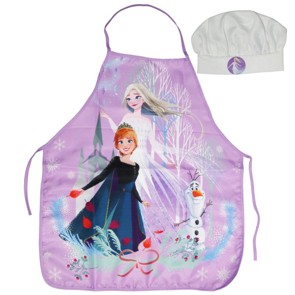 Disney Kochschürze Disney Die Eiskönigin Kinder Backschürze mit Mütze 3-6 J günstig online kaufen