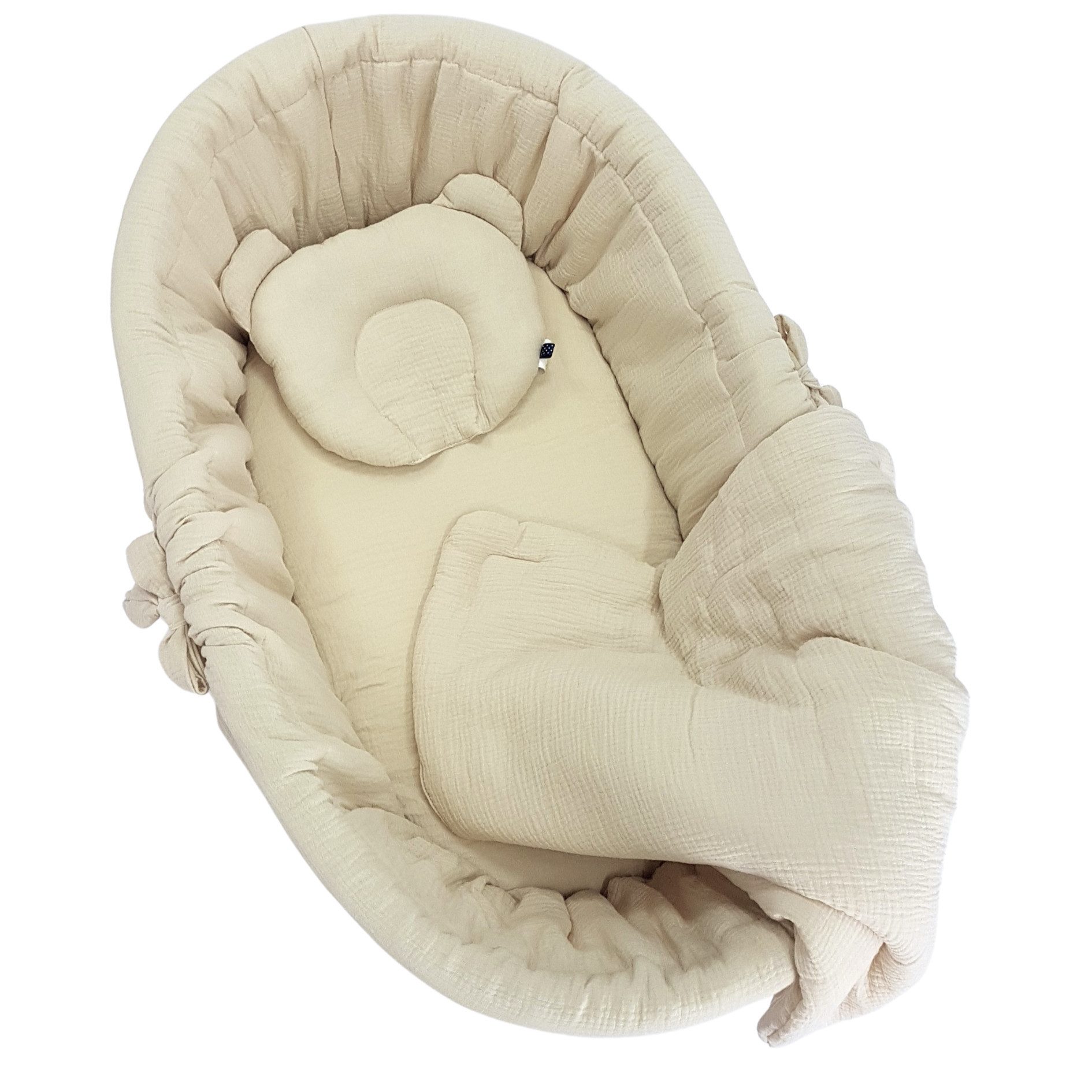 Babymajawelt Babybettwäsche MUSSELIN Ersatz Bett Set (NUR Stoff Ausstattung günstig online kaufen