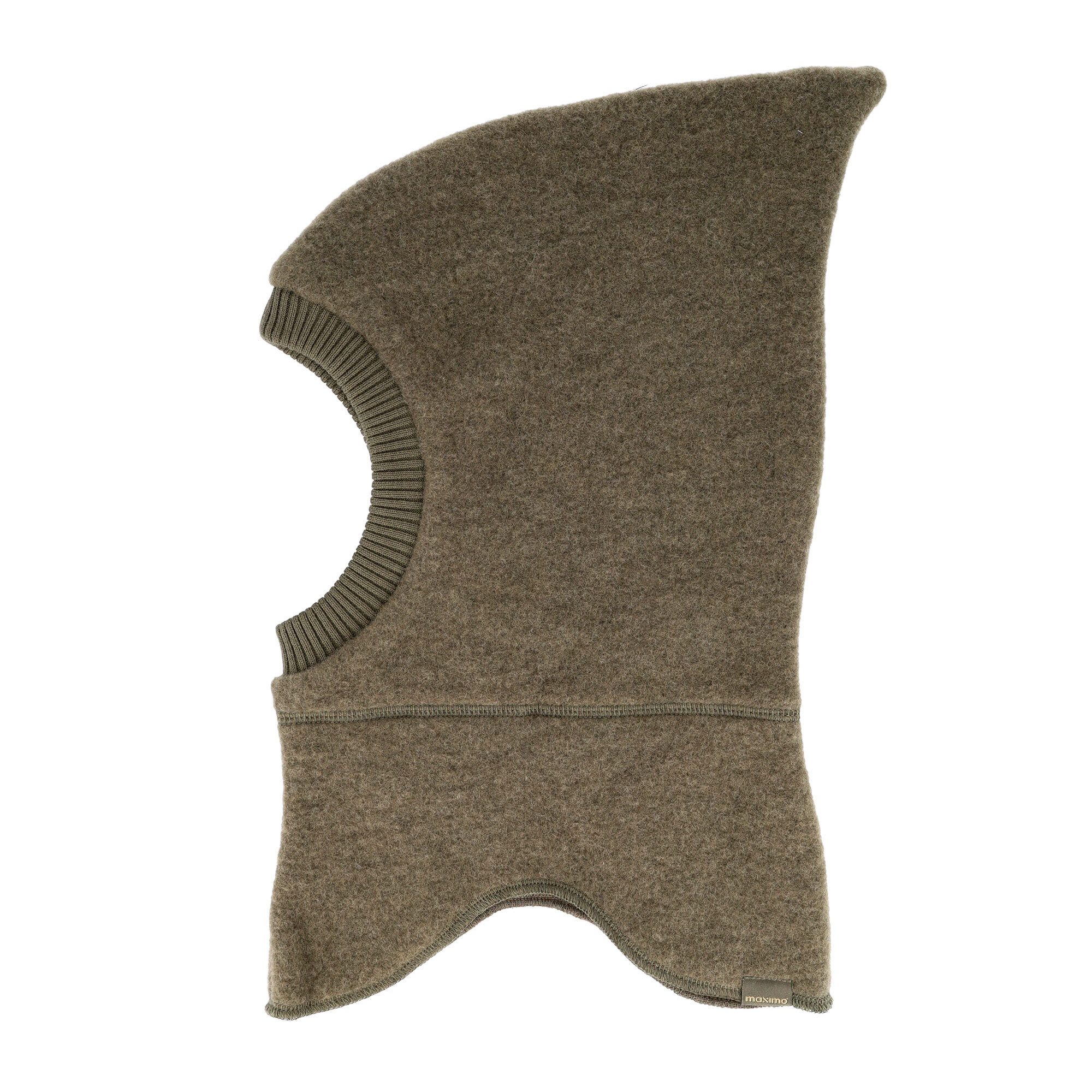 MAXIMO Schlupfmütze GOTS MINI-Schlupfmütze Wollfleece, Jerseyfutter (1-St) Wollfleece