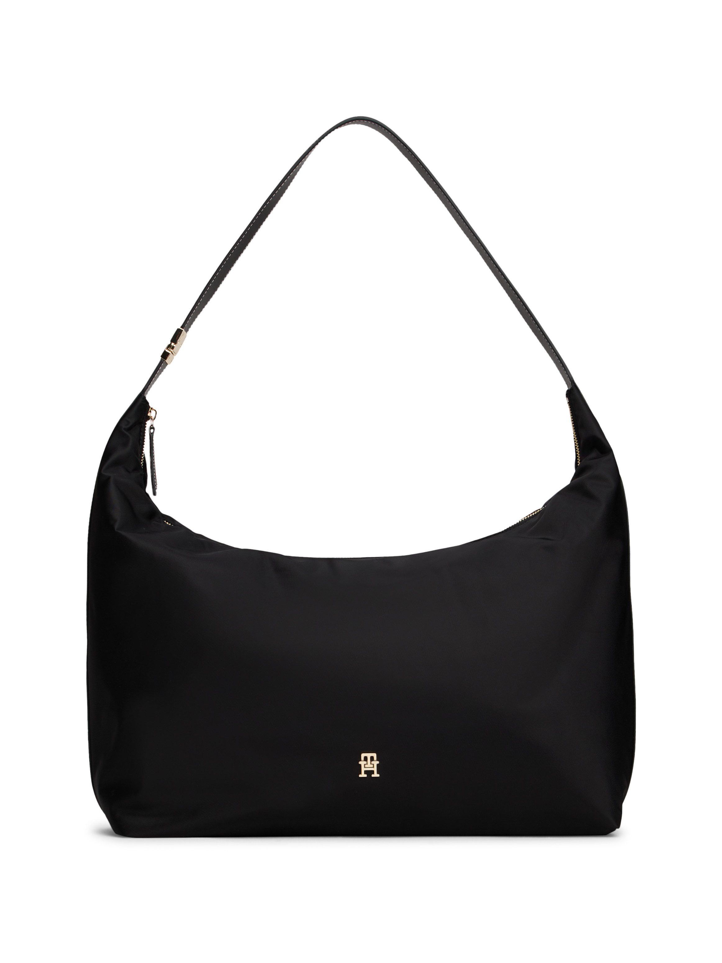 Tommy Hilfiger Hobo TH GO LARGE HOBO NYLON, Damen Schultertasche, Tragetasche, Businesstasche mit TH-Label