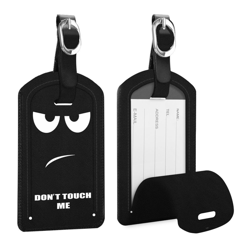 Fintie Gepäckanhänger Kofferanhänger aus Kunstleder, Gepäckanhänger ID Etik günstig online kaufen