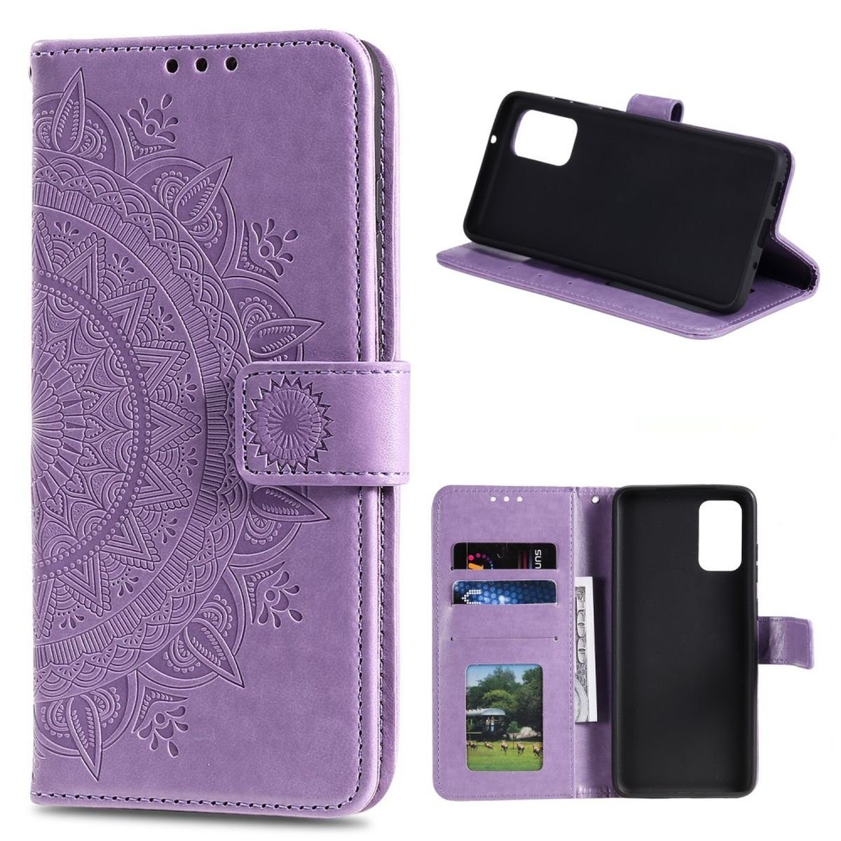 Handyhülle Huawei P Smart 2021 Handy Hülle Flip Case Cover Schutzhülle Tasche