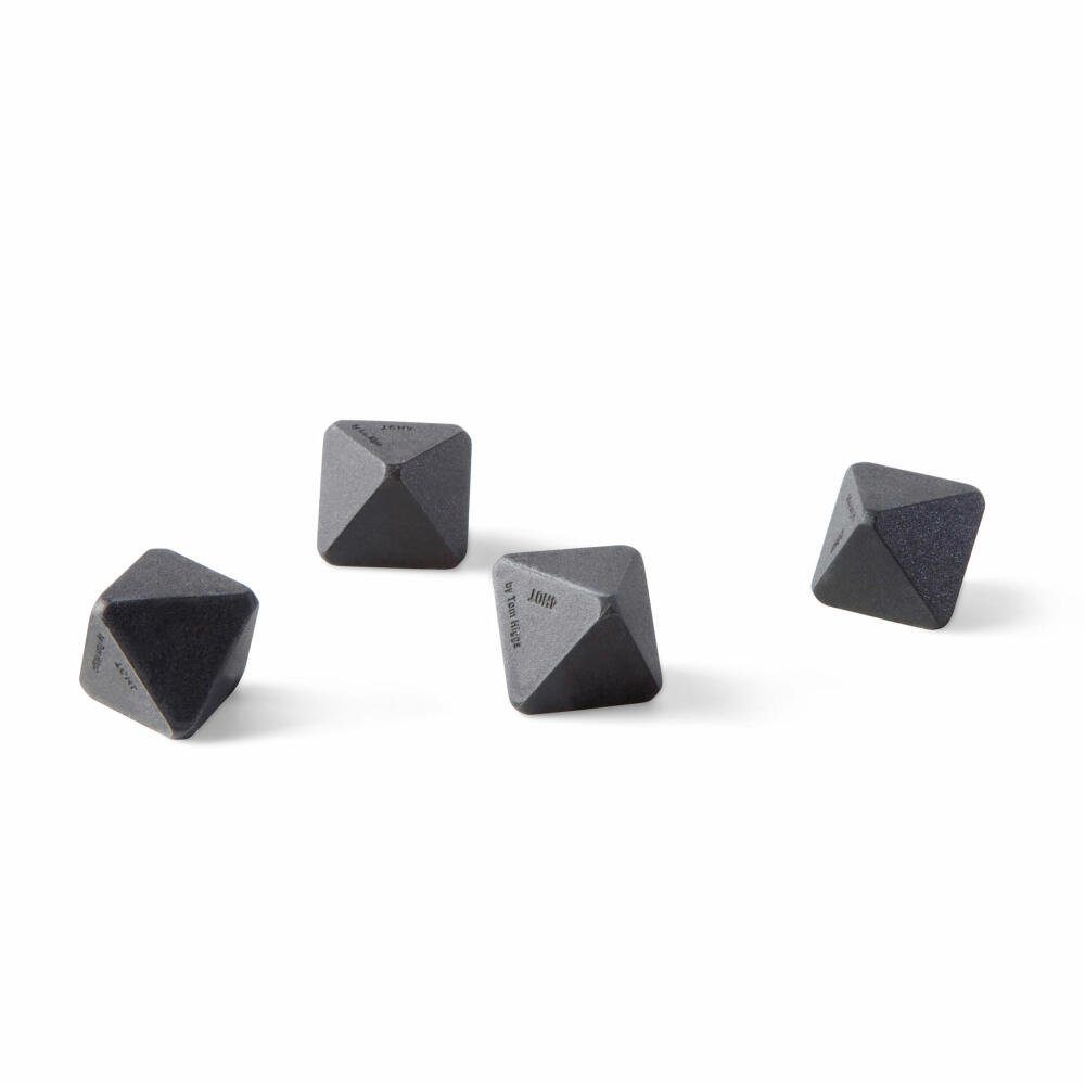 Depot4Design Topfuntersetzer 4Hot Schwarz, Set, 4-tlg., zum auf den Tisch würfeln