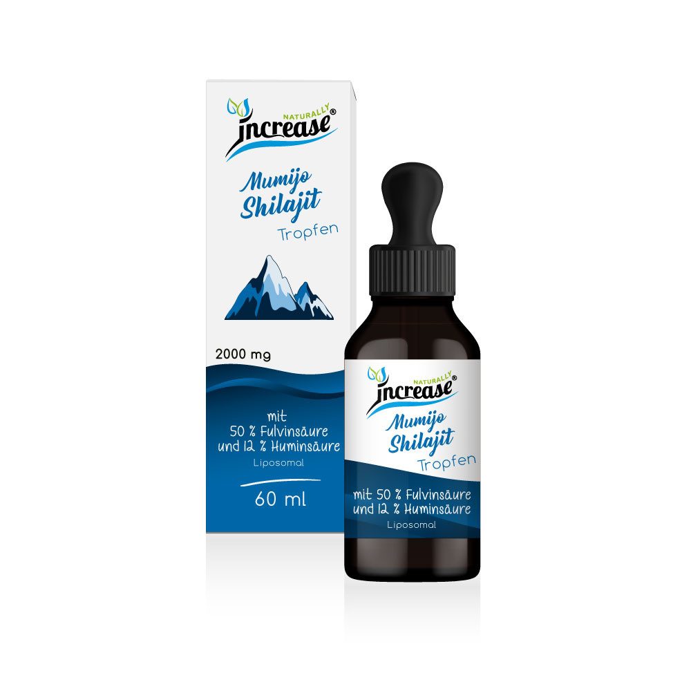 Liposomales Mumijo Shilajit - 2000mg Shilajit pro Tag Tropfen