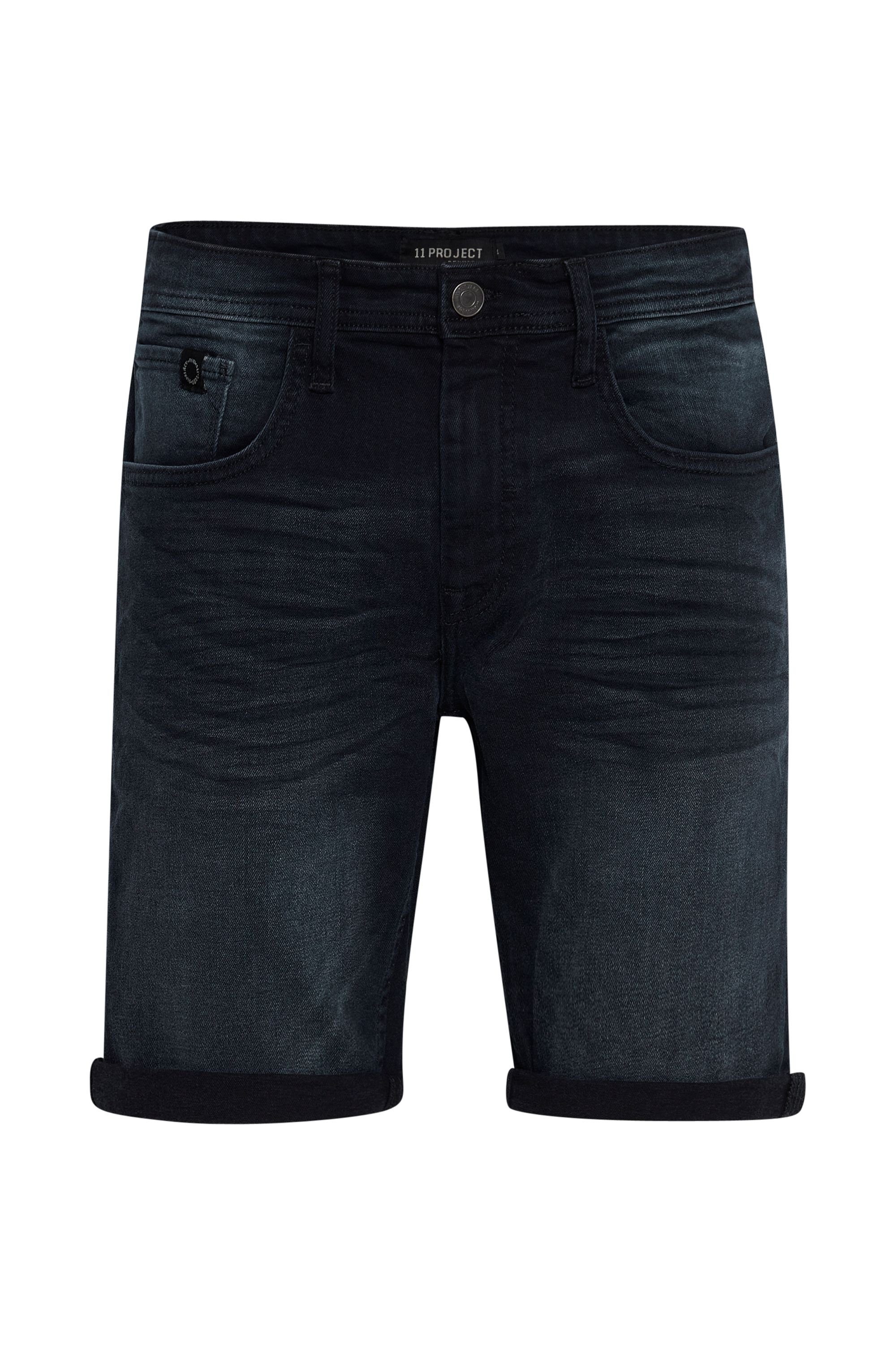 11 Project washed PRNias Jeansshorts Project Denim black 11