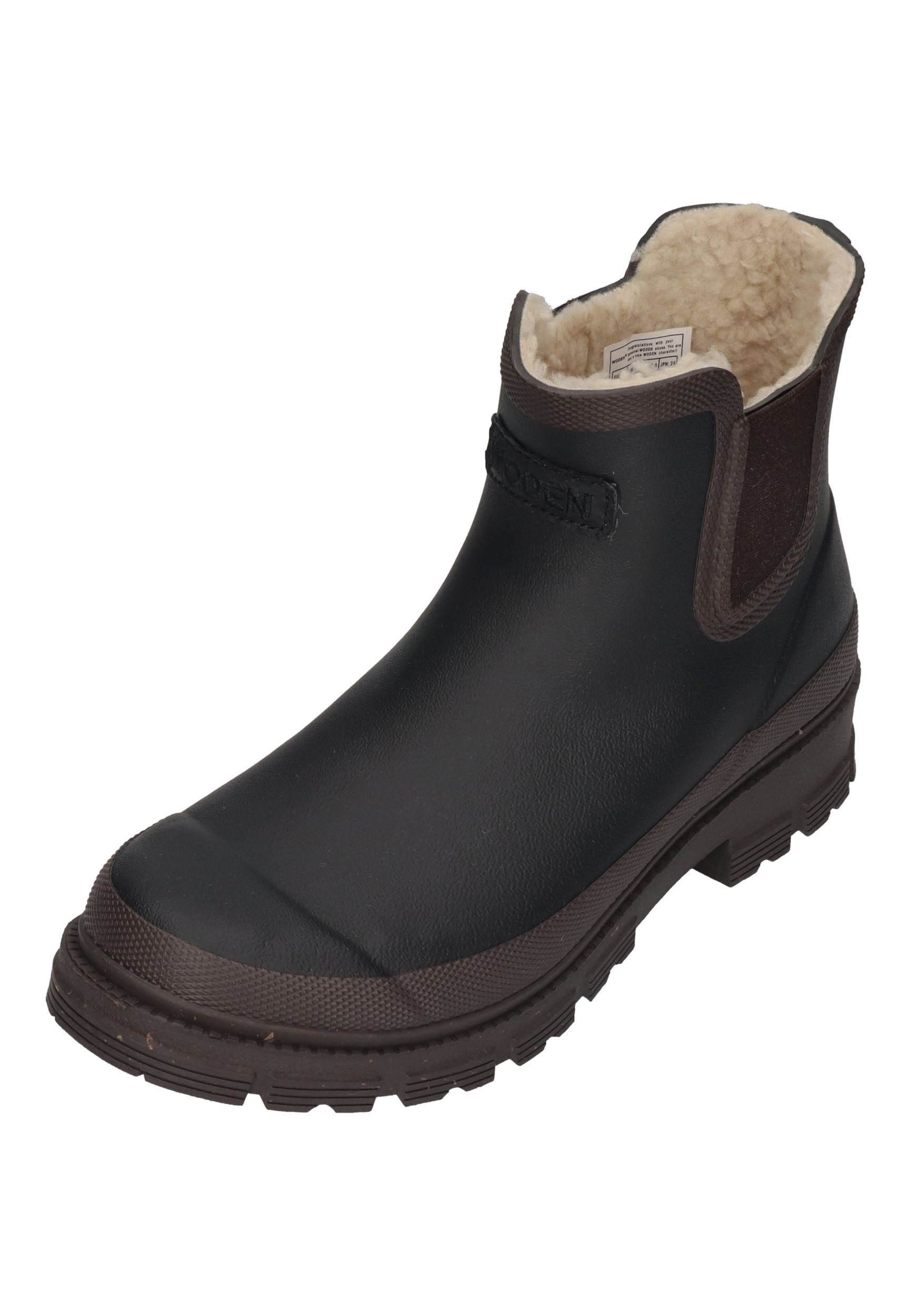 WODEN LIV WARM WATERPROOF Резиновые сапоги Black Chocolate