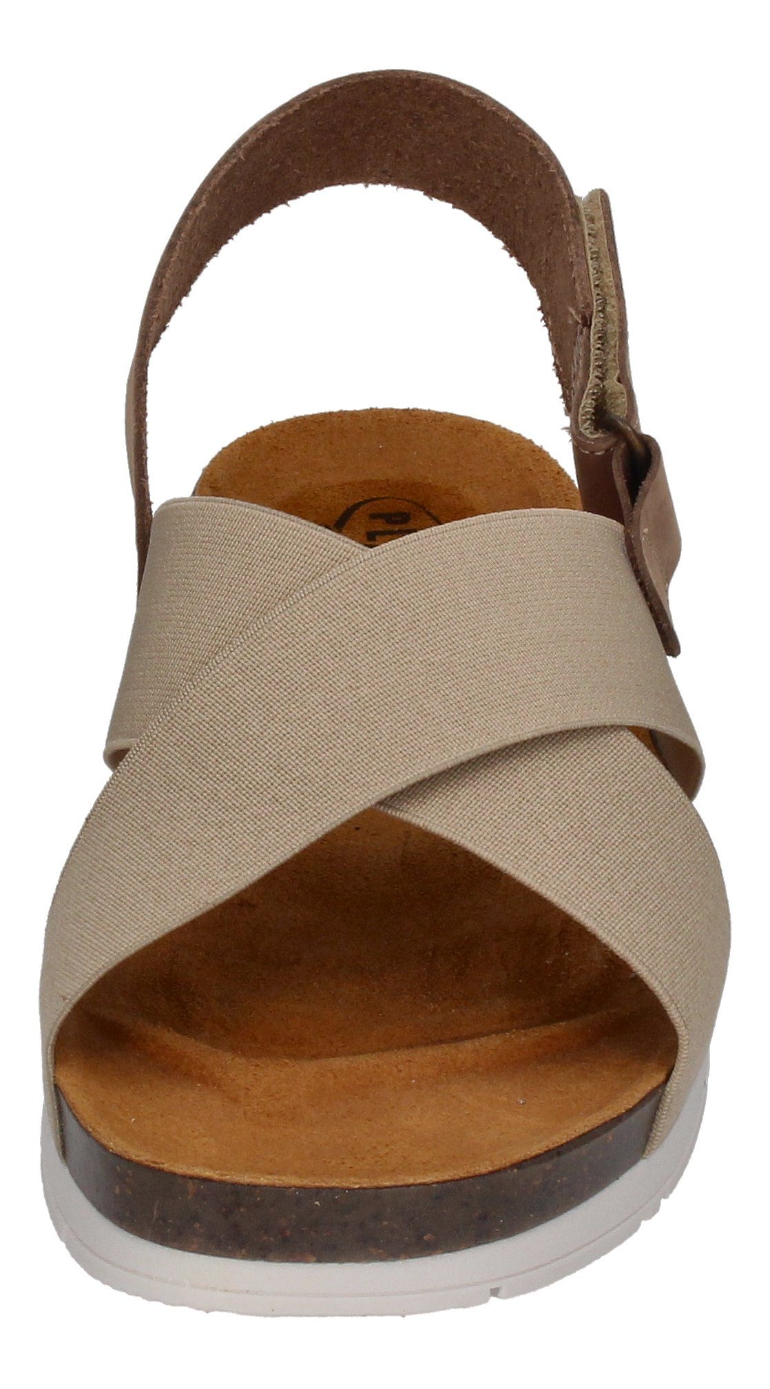 Taupe Plakton Riemchensandalette GEMA 565655