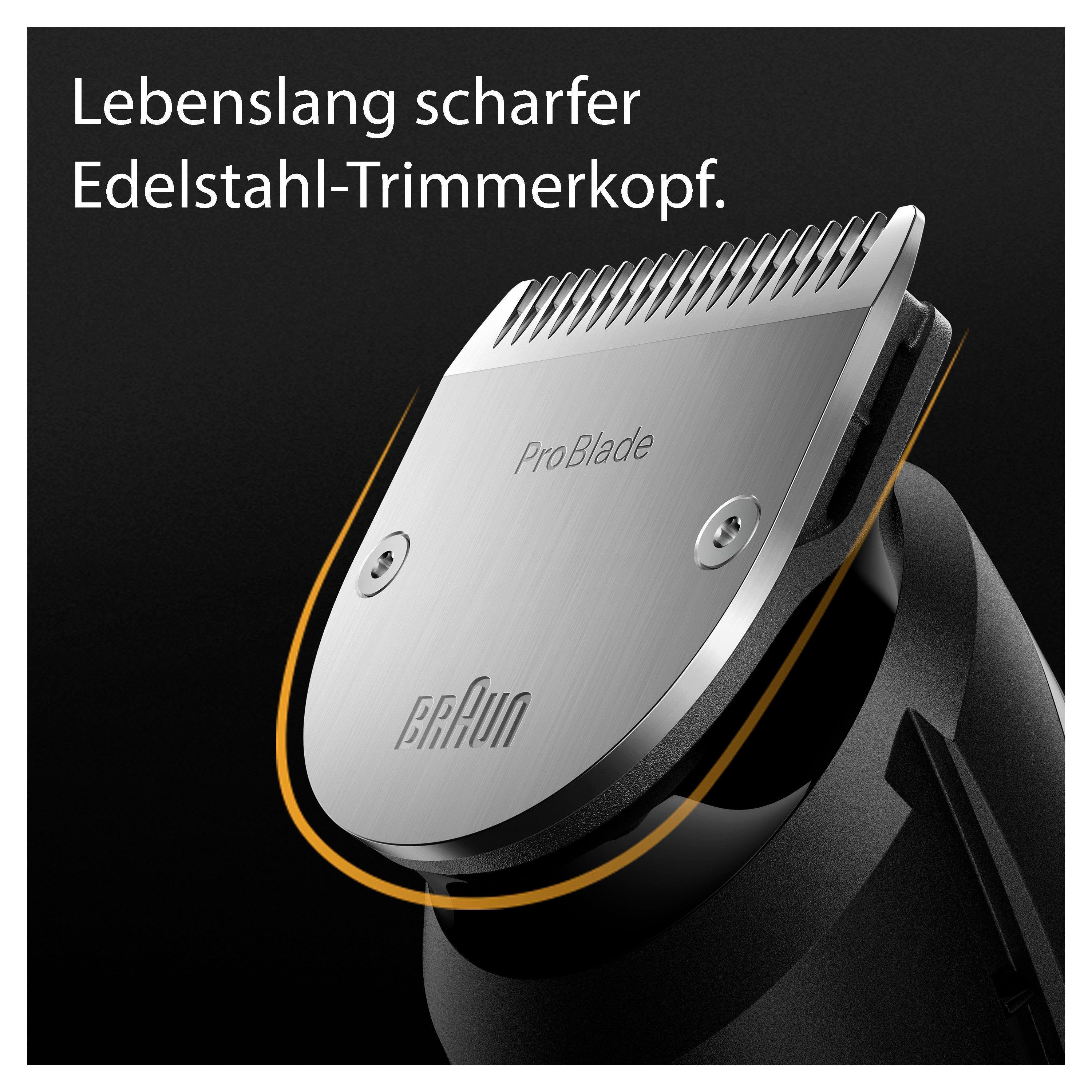 Braun Haarschneider Barttrimmer BT7420, 40 Einstellungen, Wasserdicht