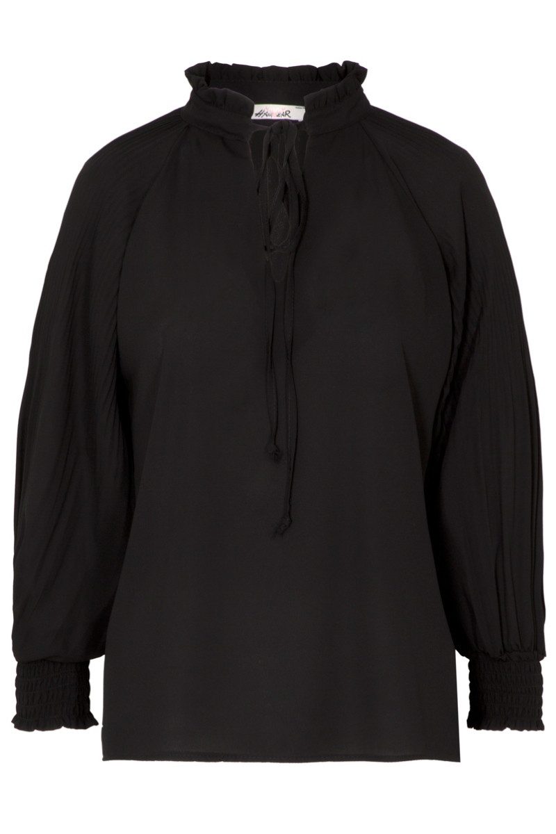 Hangowear Trachtenbluse Trachtenbluse - YVETTE - schwarz günstig online kaufen