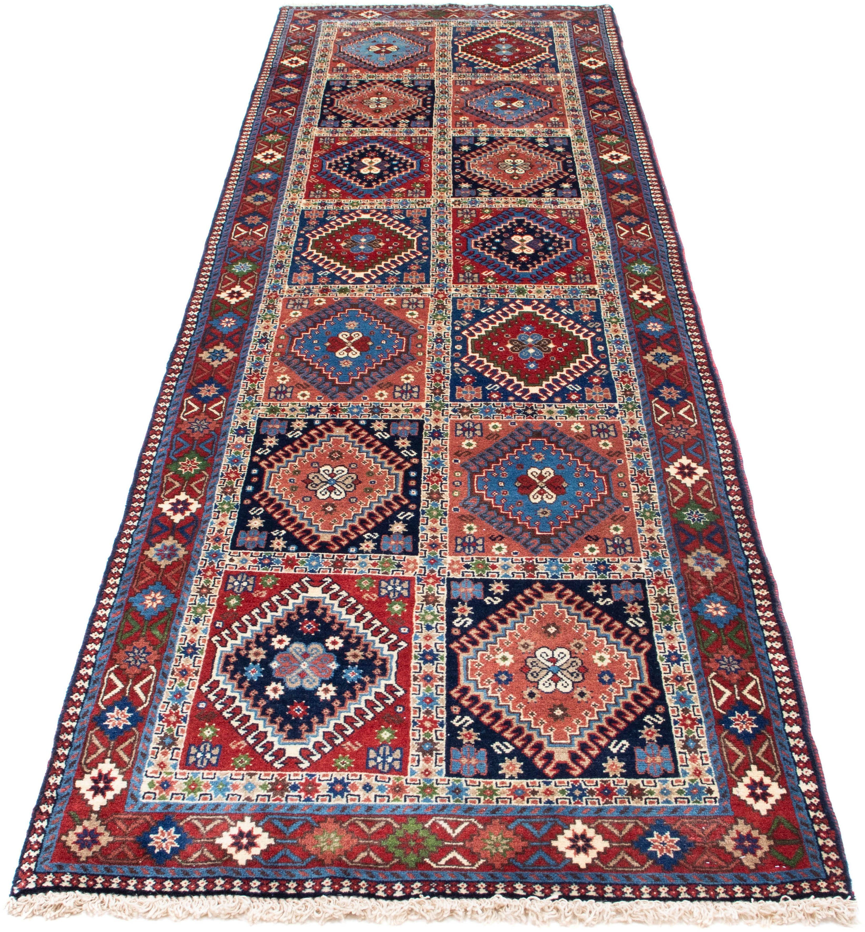Orientteppich Perser - Nomadic - Handgeknüpft, rechteckig, cm mehrfarbig, Zertifikat Wohnzimmer, 10 x mit 300 Höhe: 81 - morgenland, Einzelstück mm