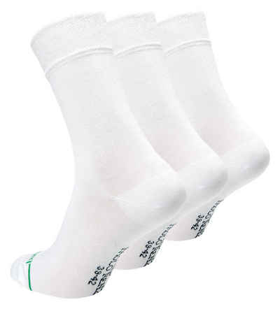 Paolo Renzo Gesundheitssocken aus hochwertiger Bambus Viskose (3-Paar) Atmungsaktive Herren Business Socken / Casual Socken - Geruchshemmend
