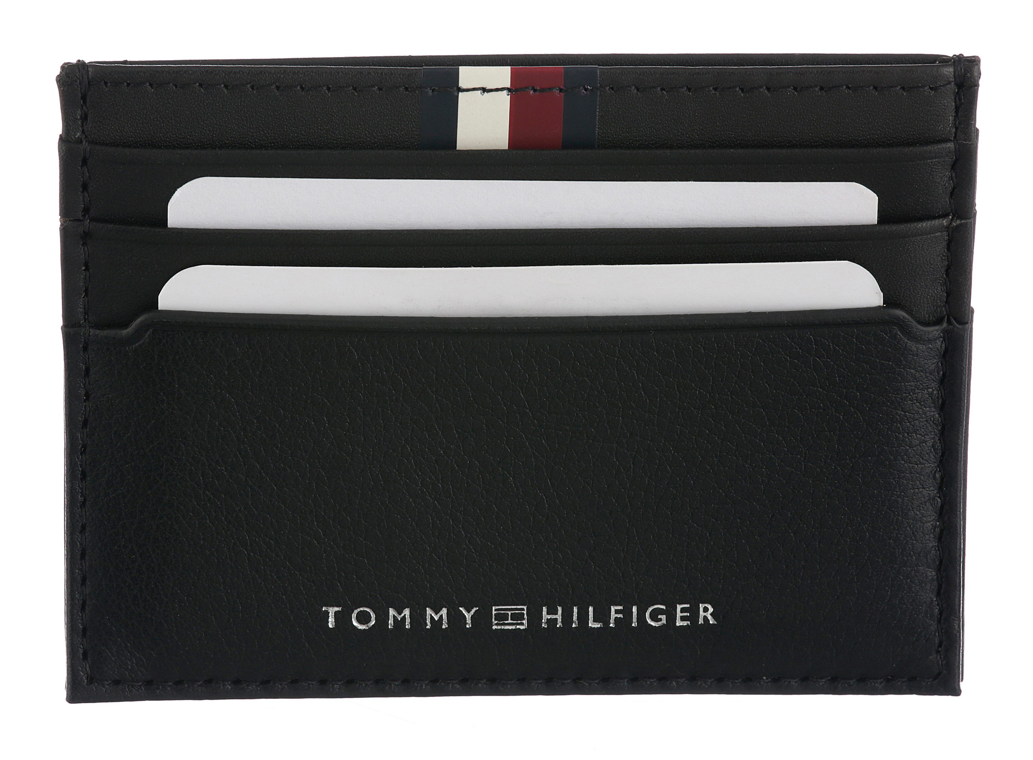 Tommy Hilfiger Kartenetui TH PREM LEA CC HOLDER, Unisex Geldbeutel, Portemonnaie mit Logo-Schriftzug