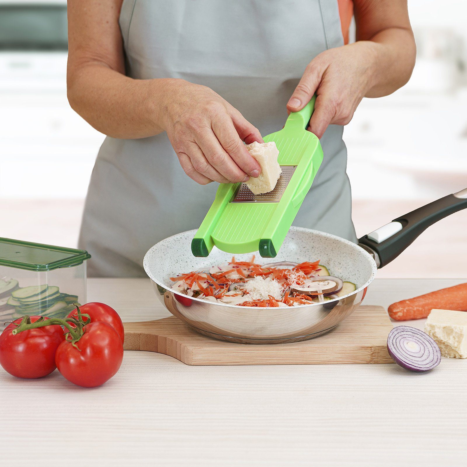 Genius Gemüseschneider Genius Nicer Dicer Speed Light Gemüseschneider Gemüsehobel 5 tlg