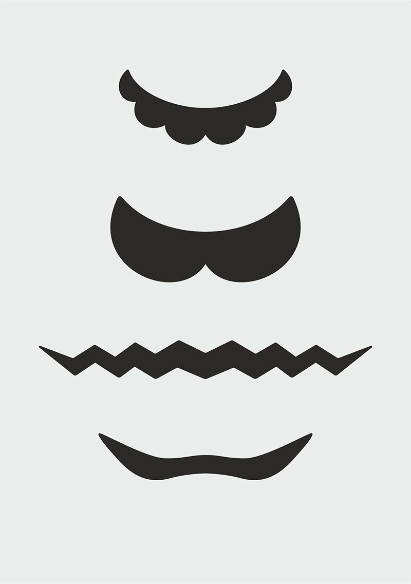 Katara Partyanzug 6er Bart Set Super Mario, Wario, Luigi, Waluigi, Zubehör, Karneval, Kinder, Erwachsene, Schnurrbart, Mustache, Bart