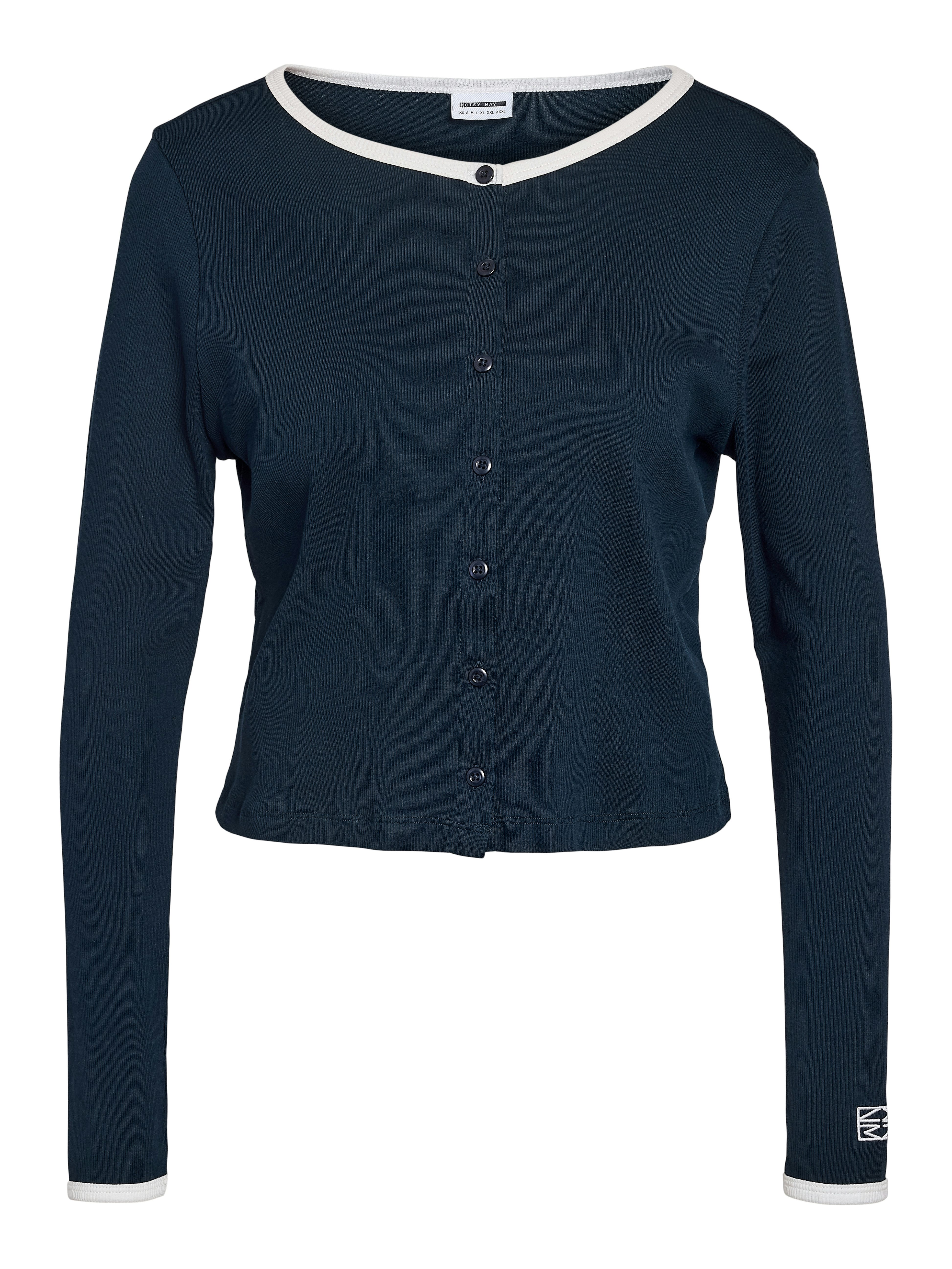 Strickjacke NMJUDY L/S CONTRAST CARDIGAN JRSFWD NOOS