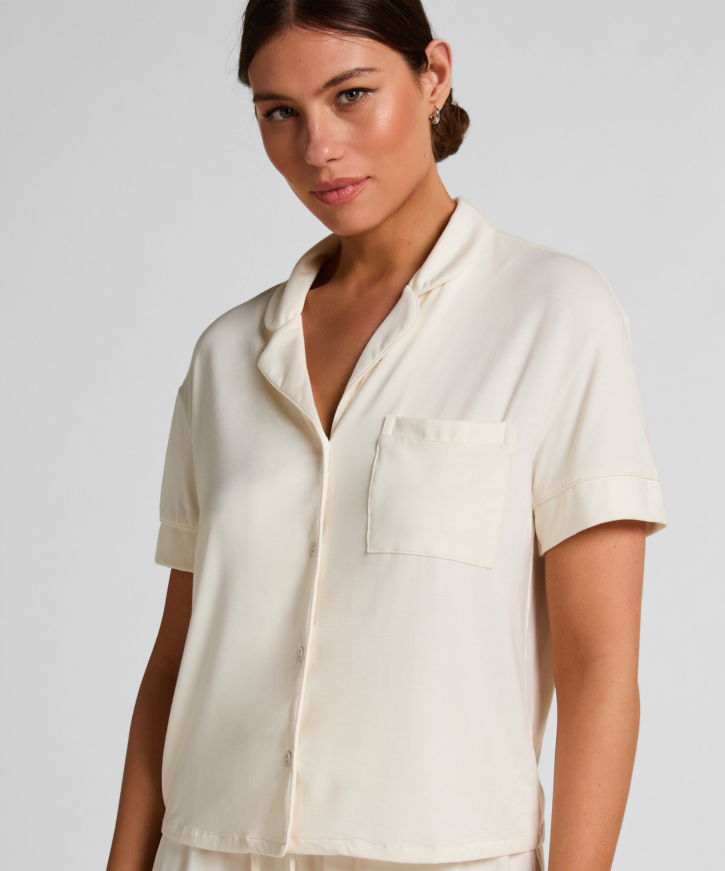 Hunkemöller Pyjama Essential Jersey Short-Sleeved Jacket