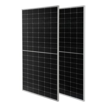 pro.tec Solaranlage, 800 W, (2-St), »Brusson« Balkonkraftwerk mit 2x415W Solarmodulen + Inverter