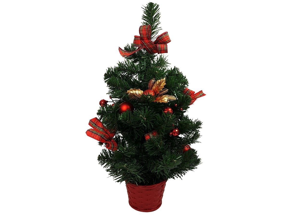 Gravidus Künstlicher Weihnachtsbaum Geschmückter Weihnachtsbaum 50cm