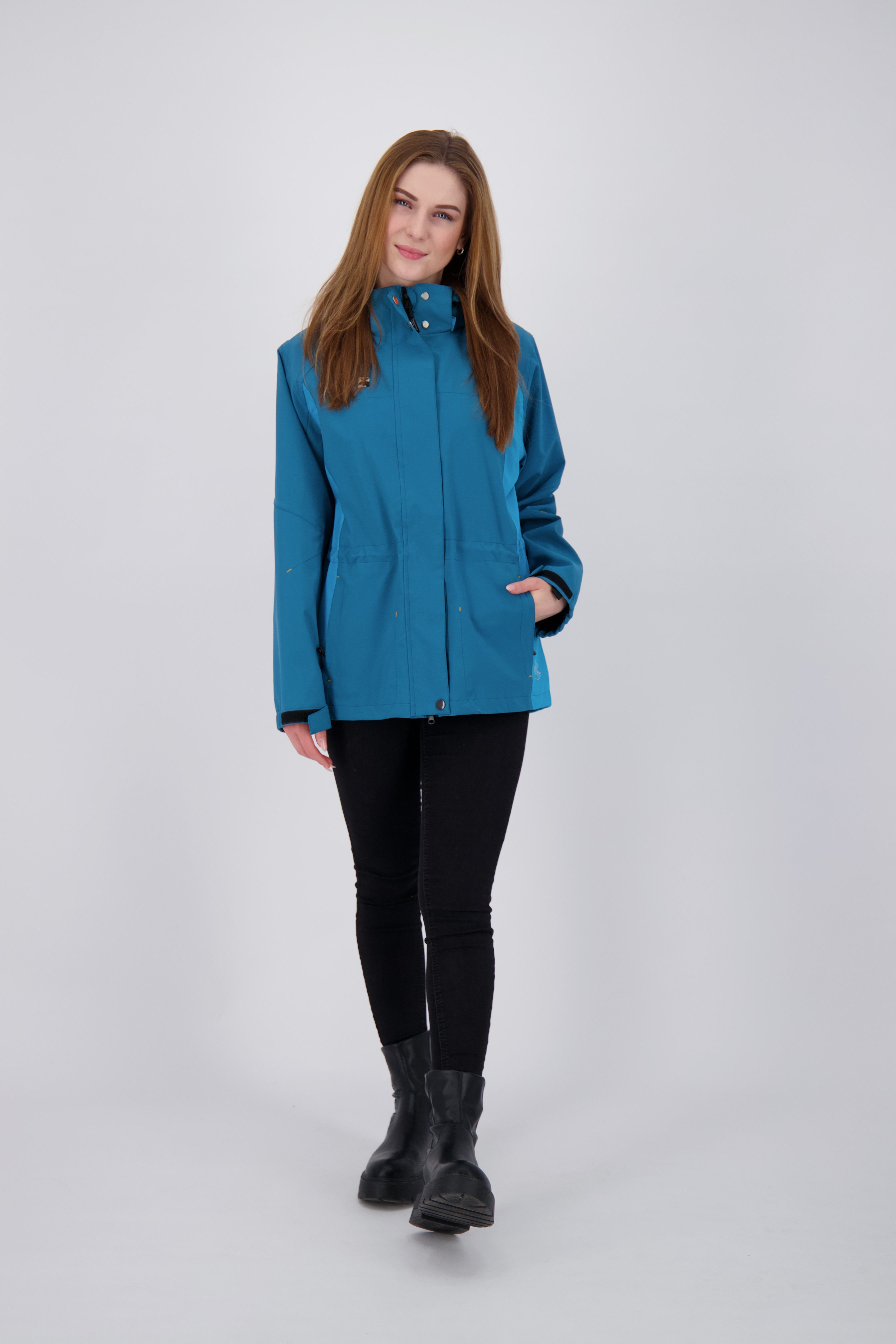 DEPROC Active Outdoorjacke ASPEN WOMEN NEW CS mit abnehmbarer Kapuze